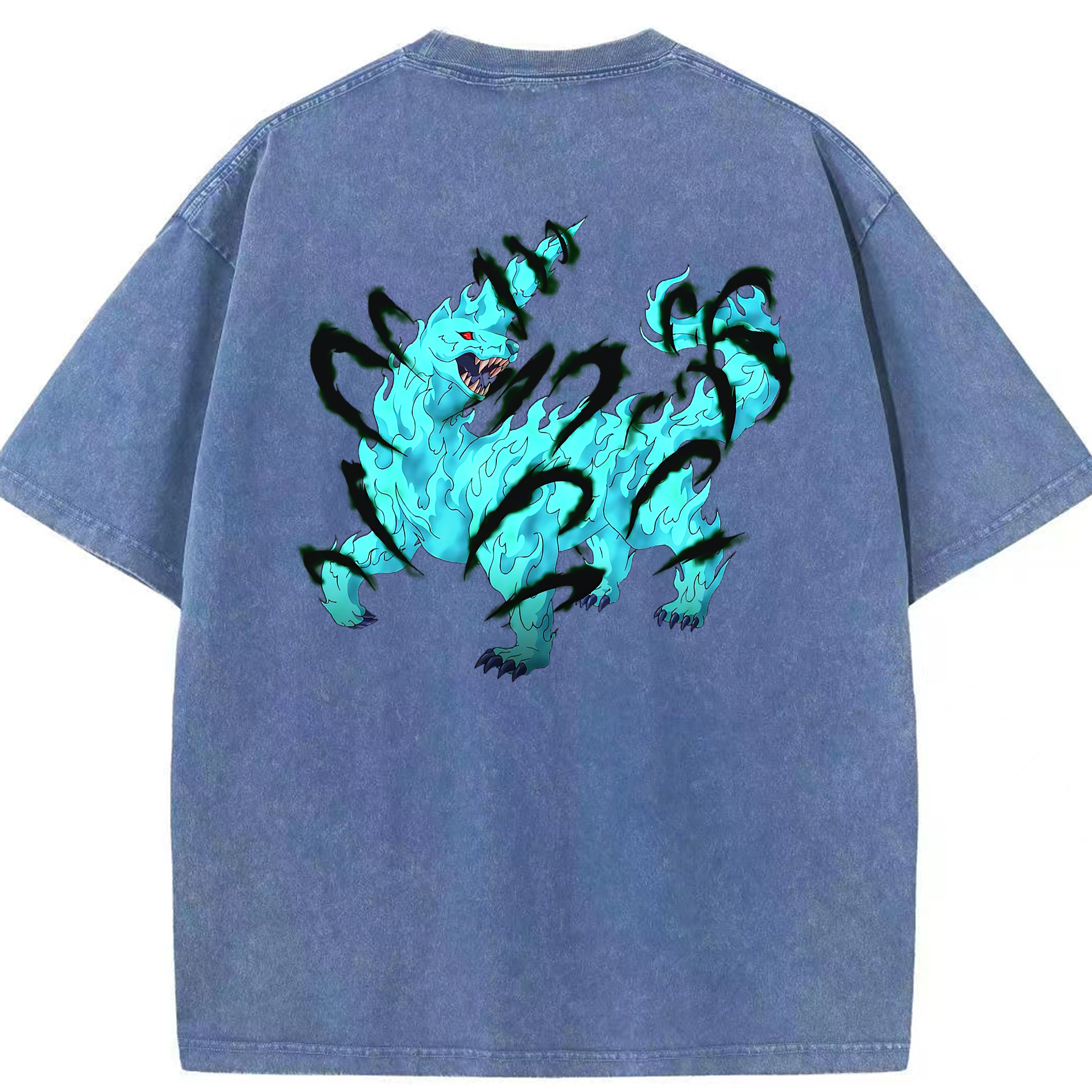 （画像用） 遊☆戯☆王 Yu-Gi-Oh! 綿100% ヴィンテージ風 半袖Tシャツ（背面プリント）