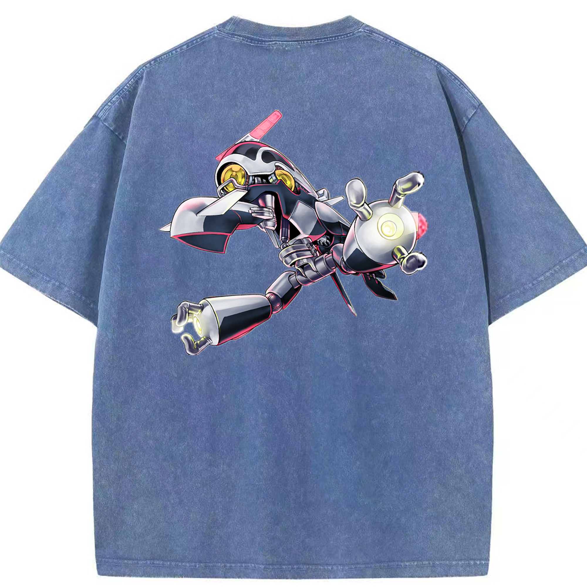 （画像用） 遊☆戯☆王 Yu-Gi-Oh! 綿100% ヴィンテージ風 半袖Tシャツ（背面プリント）