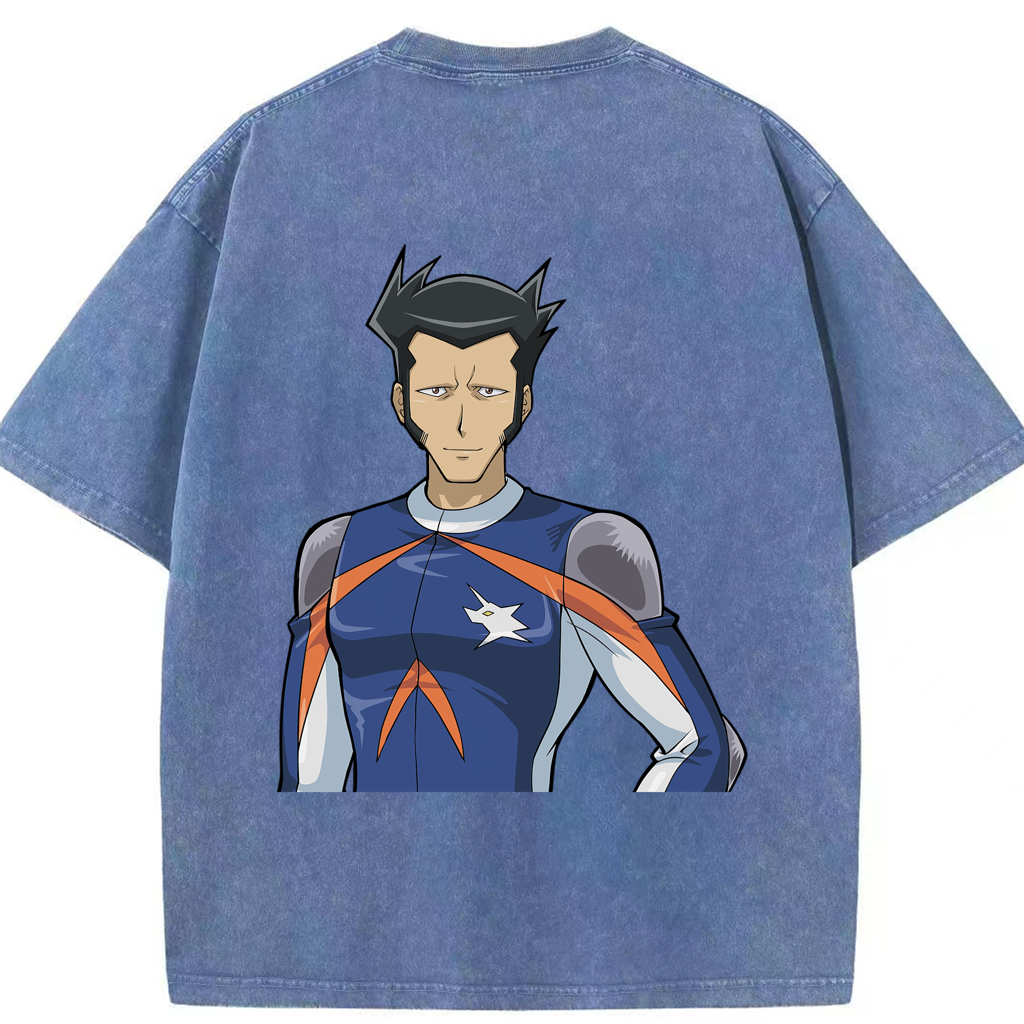 （画像用） 遊☆戯☆王 Yu-Gi-Oh! 綿100% ヴィンテージ風 半袖Tシャツ（背面プリント）