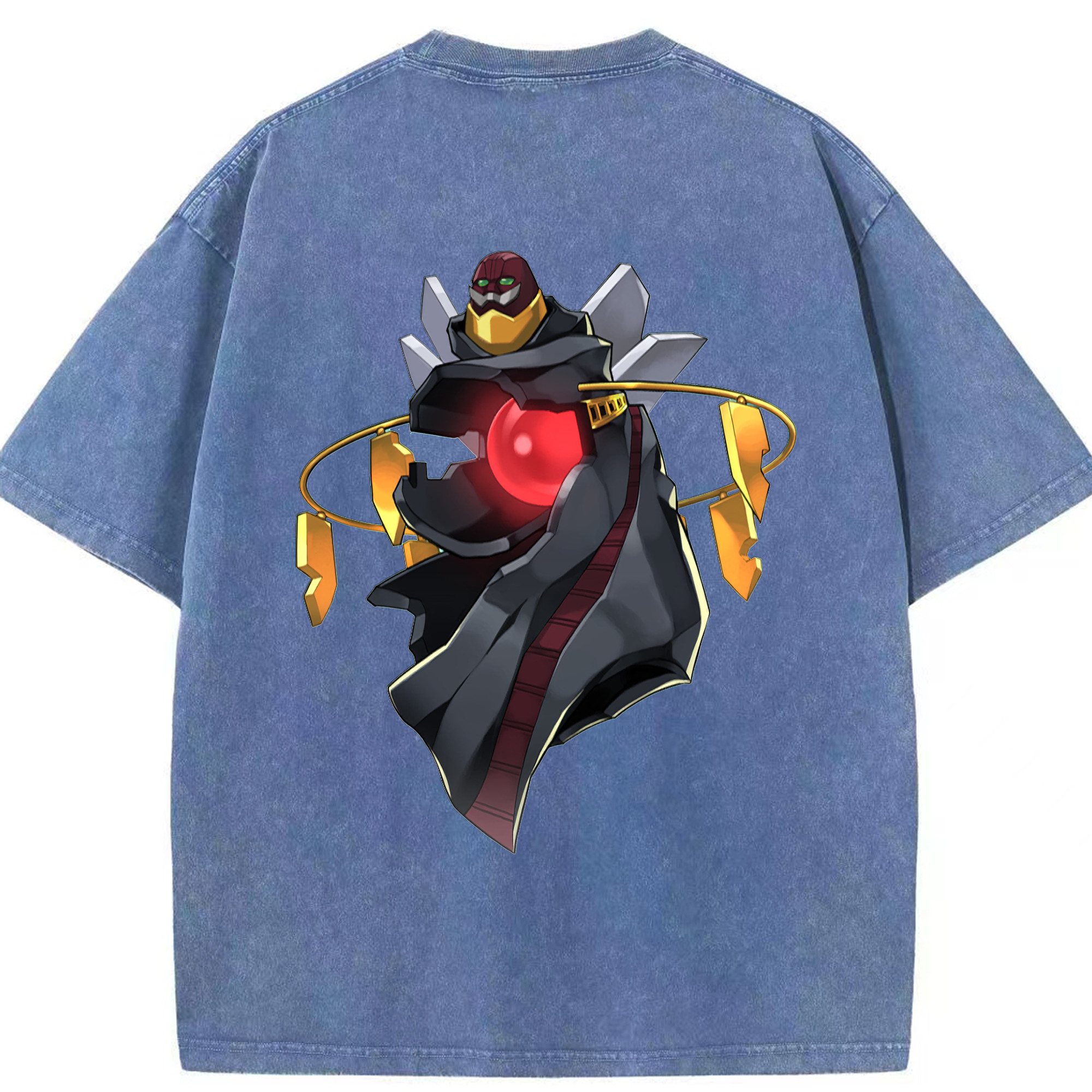（画像用） 遊☆戯☆王 Yu-Gi-Oh! 綿100% ヴィンテージ風 半袖Tシャツ（背面プリント）