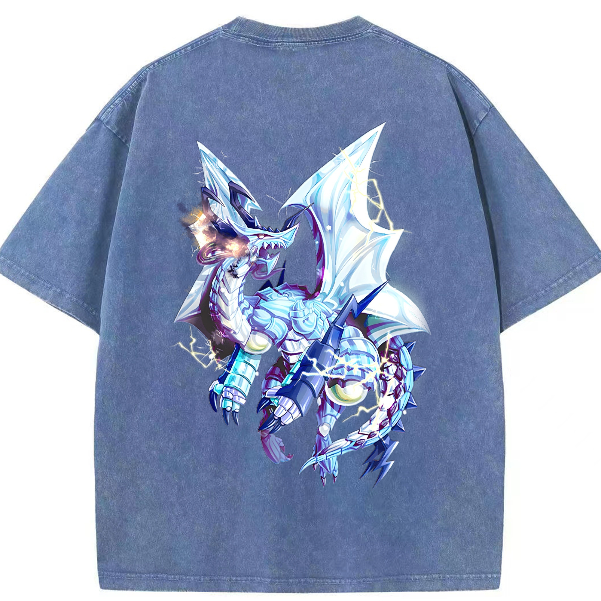 （画像用） 遊☆戯☆王 Yu-Gi-Oh! 綿100% ヴィンテージ風 半袖Tシャツ（背面プリント）