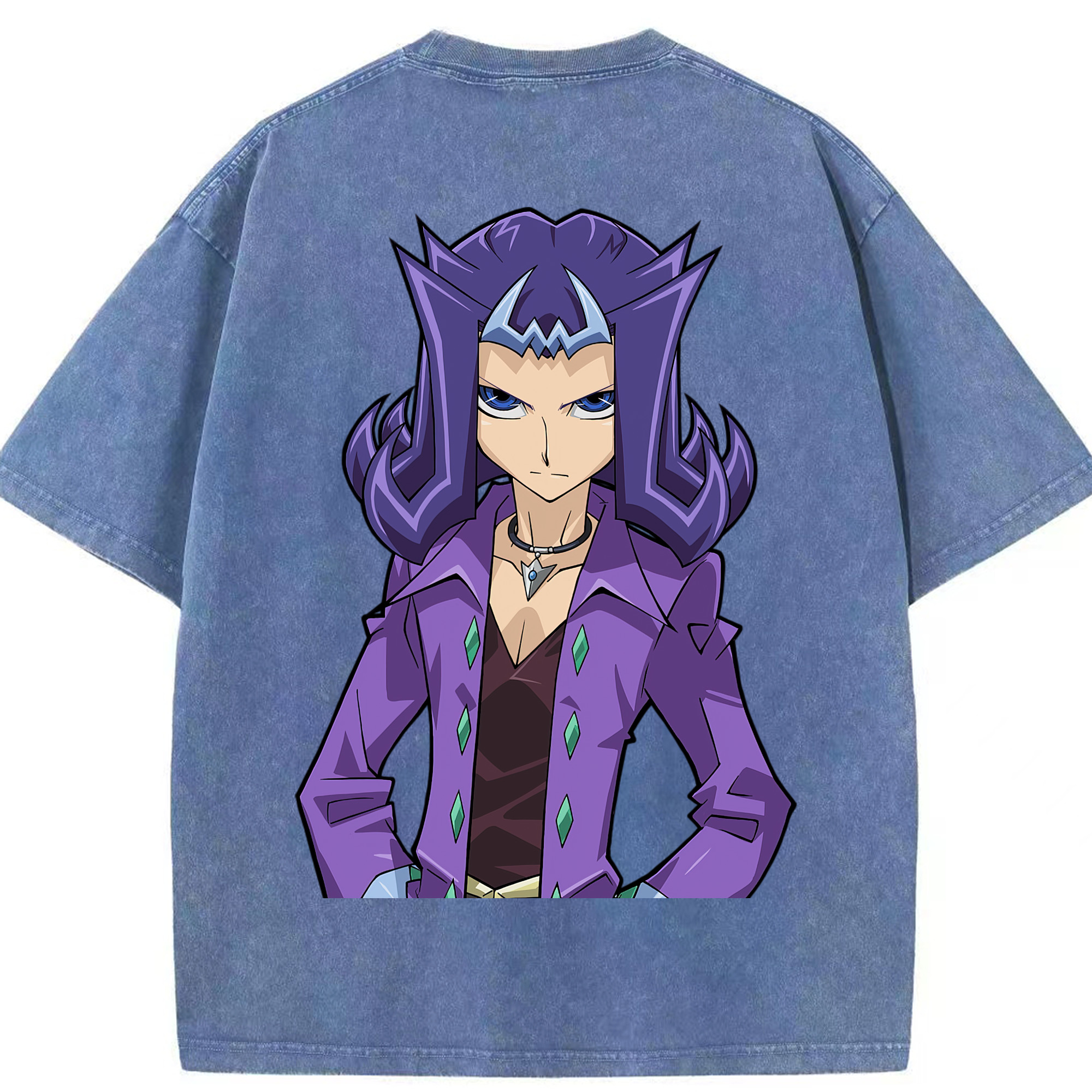 （画像用） 遊☆戯☆王 Yu-Gi-Oh! 綿100% ヴィンテージ風 半袖Tシャツ（背面プリント）
