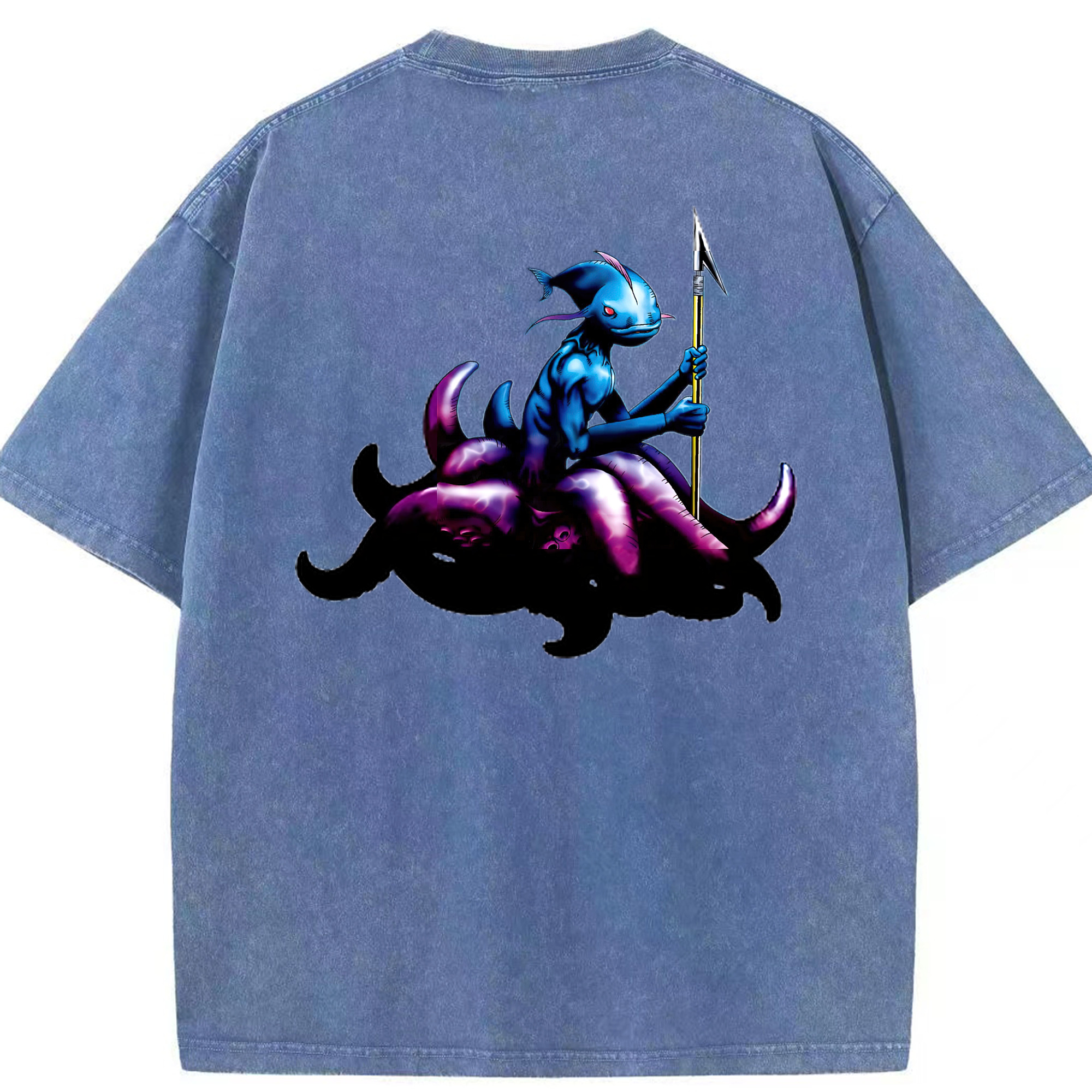 （画像用） 遊☆戯☆王 Yu-Gi-Oh! 綿100% ヴィンテージ風 半袖Tシャツ（背面プリント）
