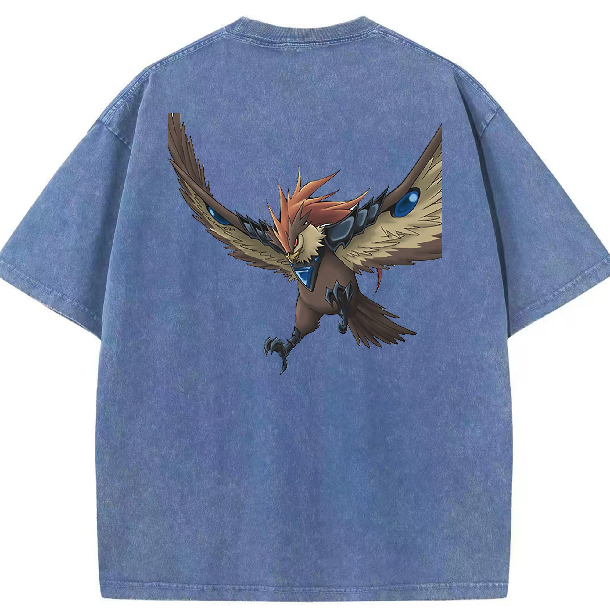 （画像用） 遊☆戯☆王 Yu-Gi-Oh! 綿100% ヴィンテージ風 半袖Tシャツ（背面プリント）