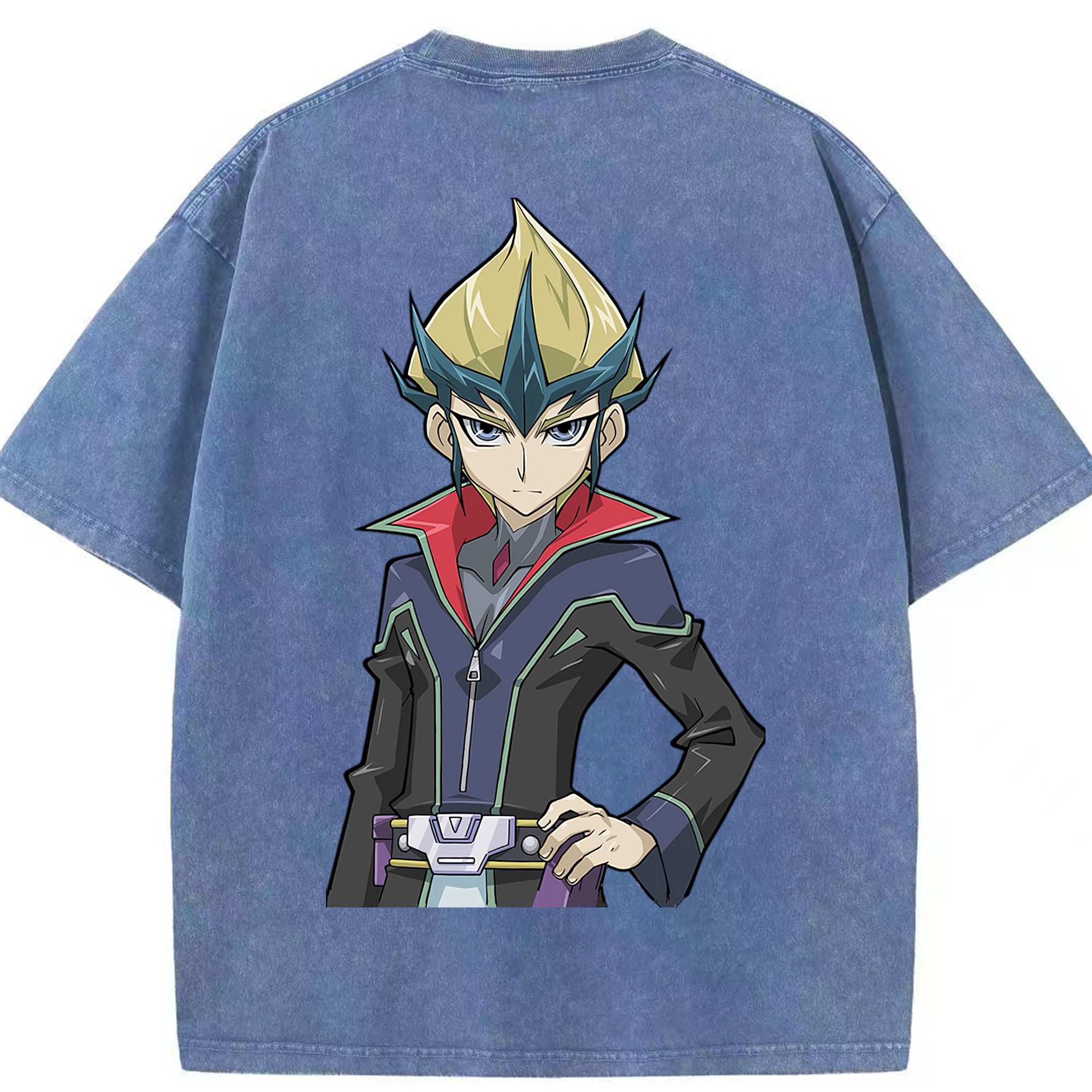 （画像用） 遊☆戯☆王 Yu-Gi-Oh! 綿100% ヴィンテージ風 半袖Tシャツ（背面プリント）