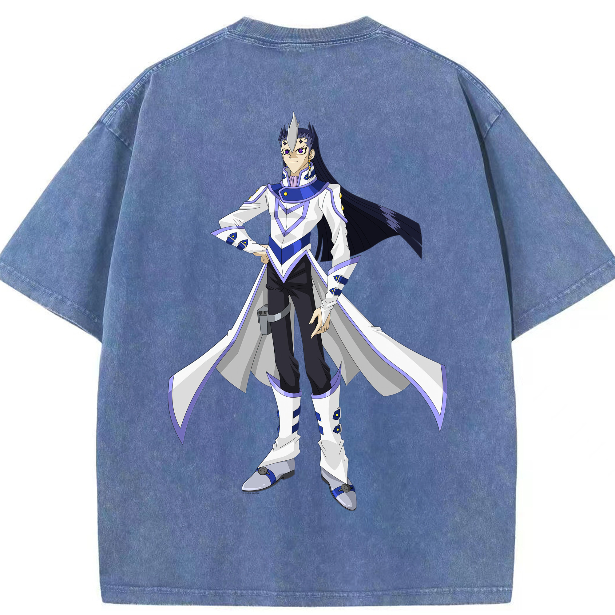 （画像用） 遊☆戯☆王 Yu-Gi-Oh! 綿100% ヴィンテージ風 半袖Tシャツ（背面プリント）