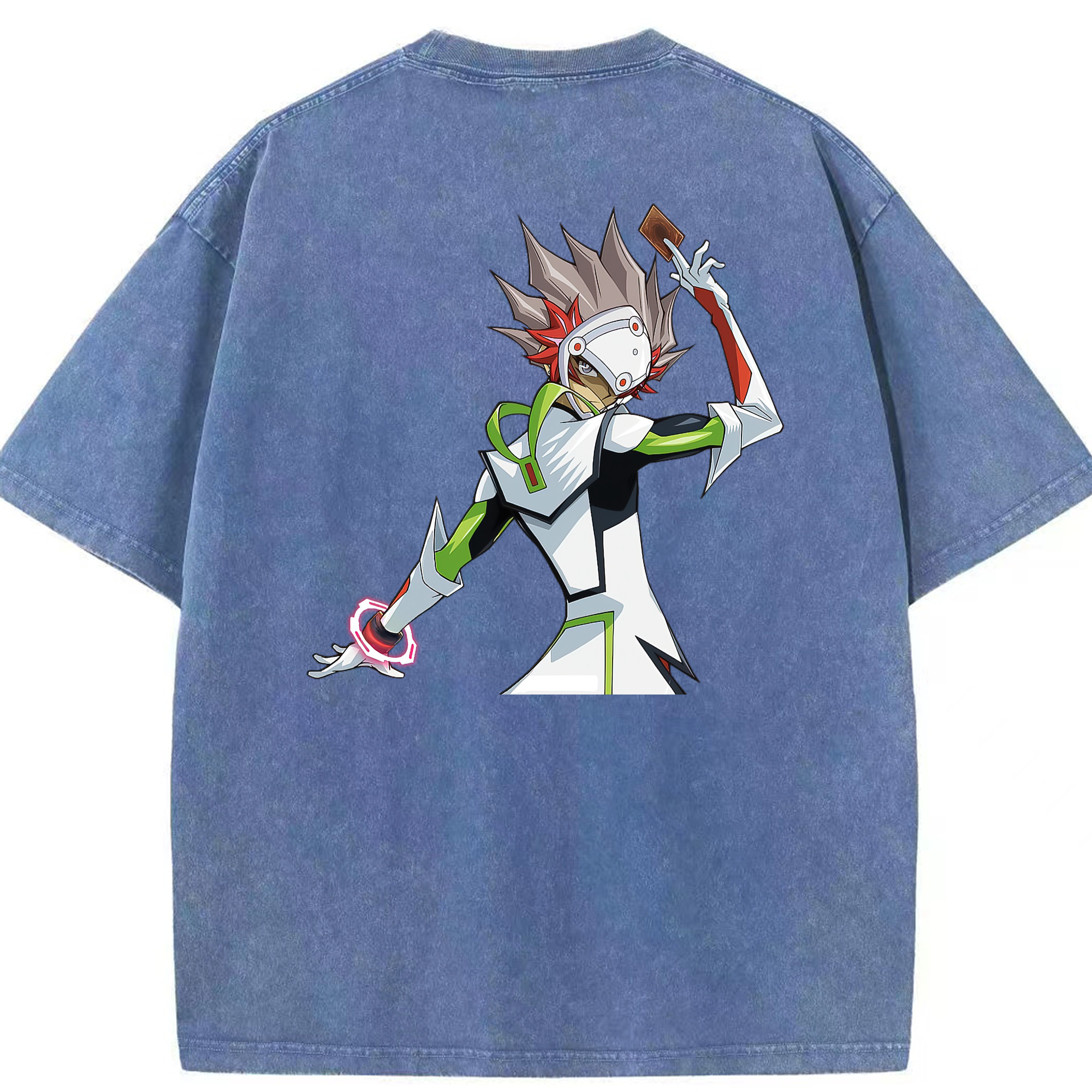 （画像用） 遊☆戯☆王 Yu-Gi-Oh! 綿100% ヴィンテージ風 半袖Tシャツ（背面プリント）