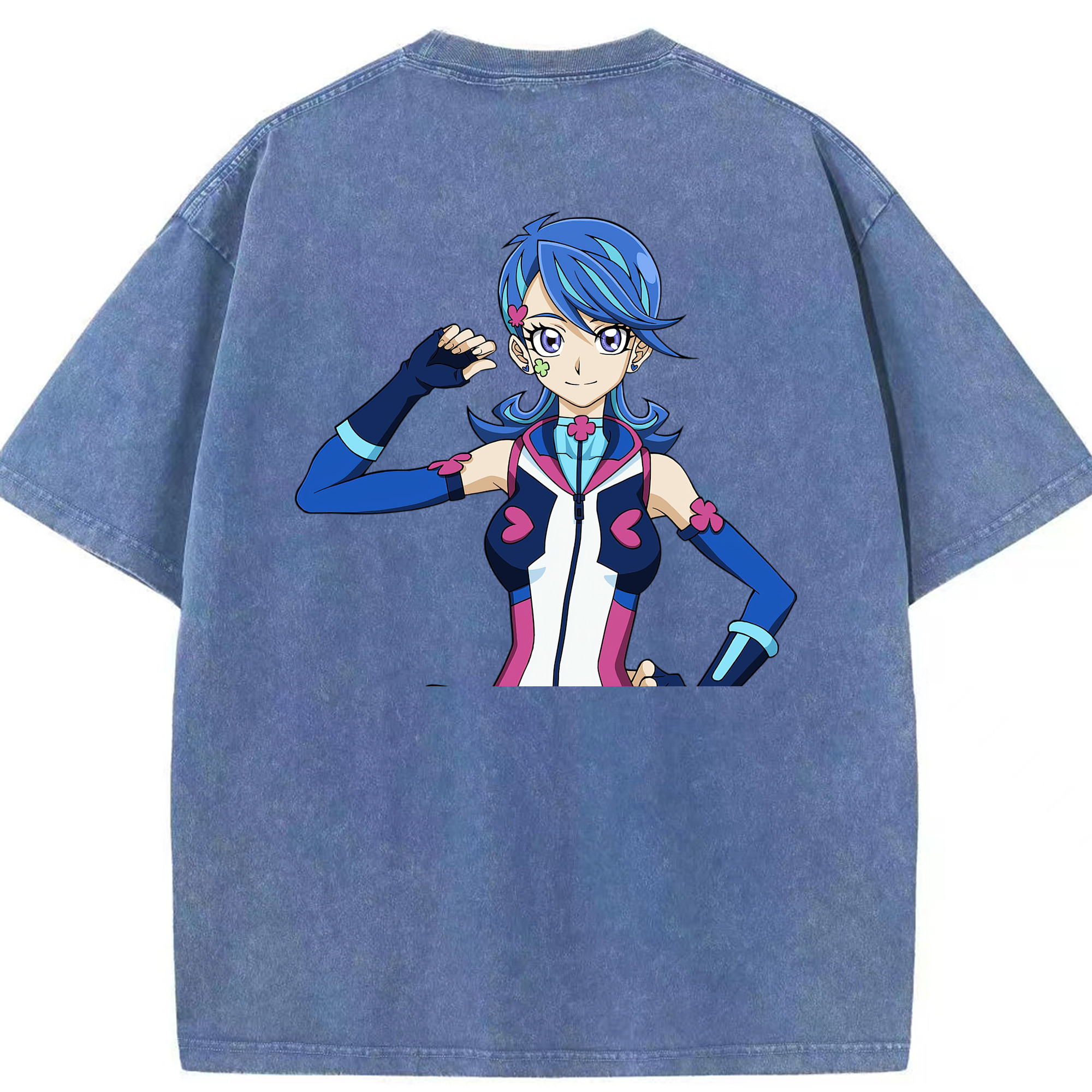 （画像用） 遊☆戯☆王 Yu-Gi-Oh! 綿100% ヴィンテージ風 半袖Tシャツ（背面プリント）