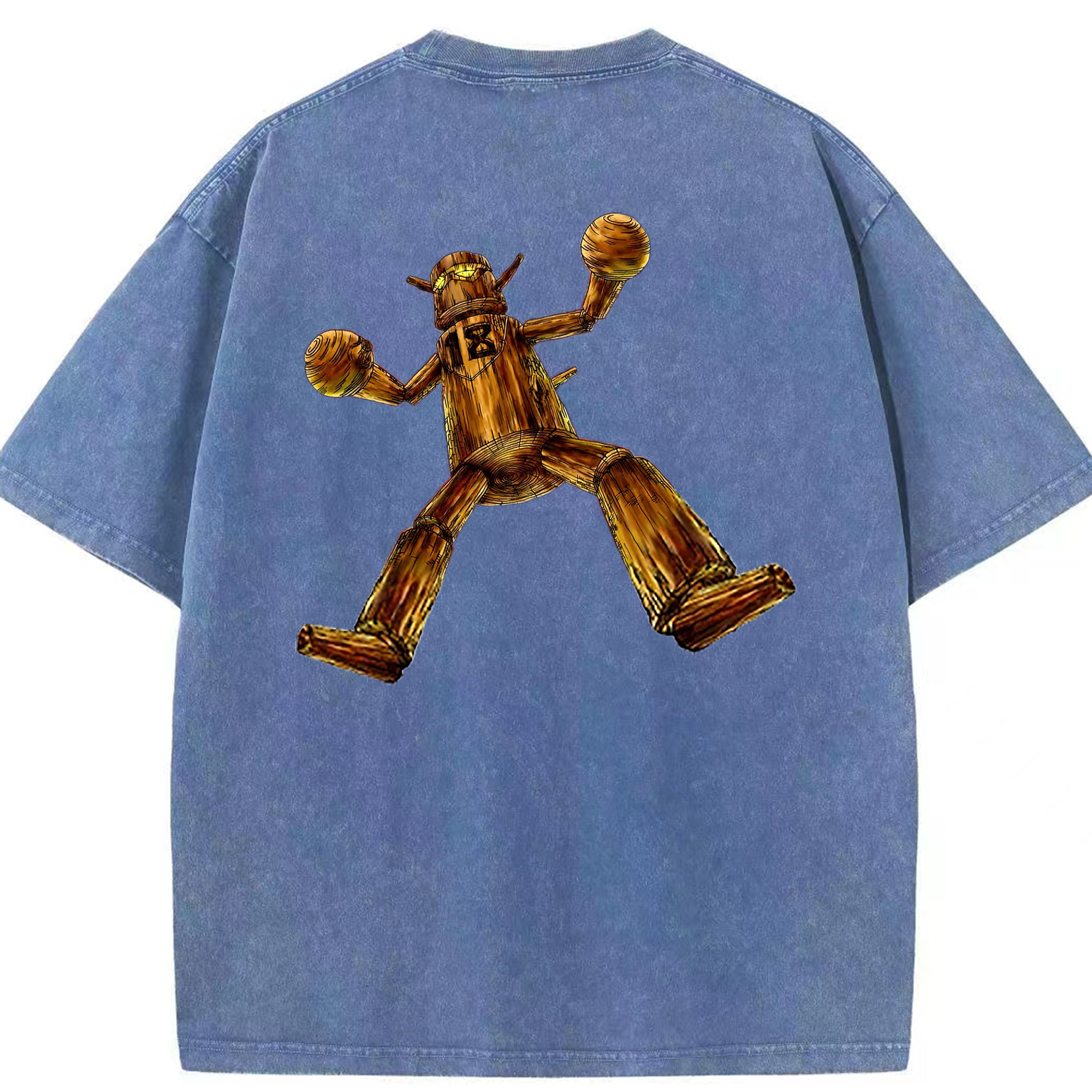 （画像用） 遊☆戯☆王 Yu-Gi-Oh! 綿100% ヴィンテージ風 半袖Tシャツ（背面プリント）