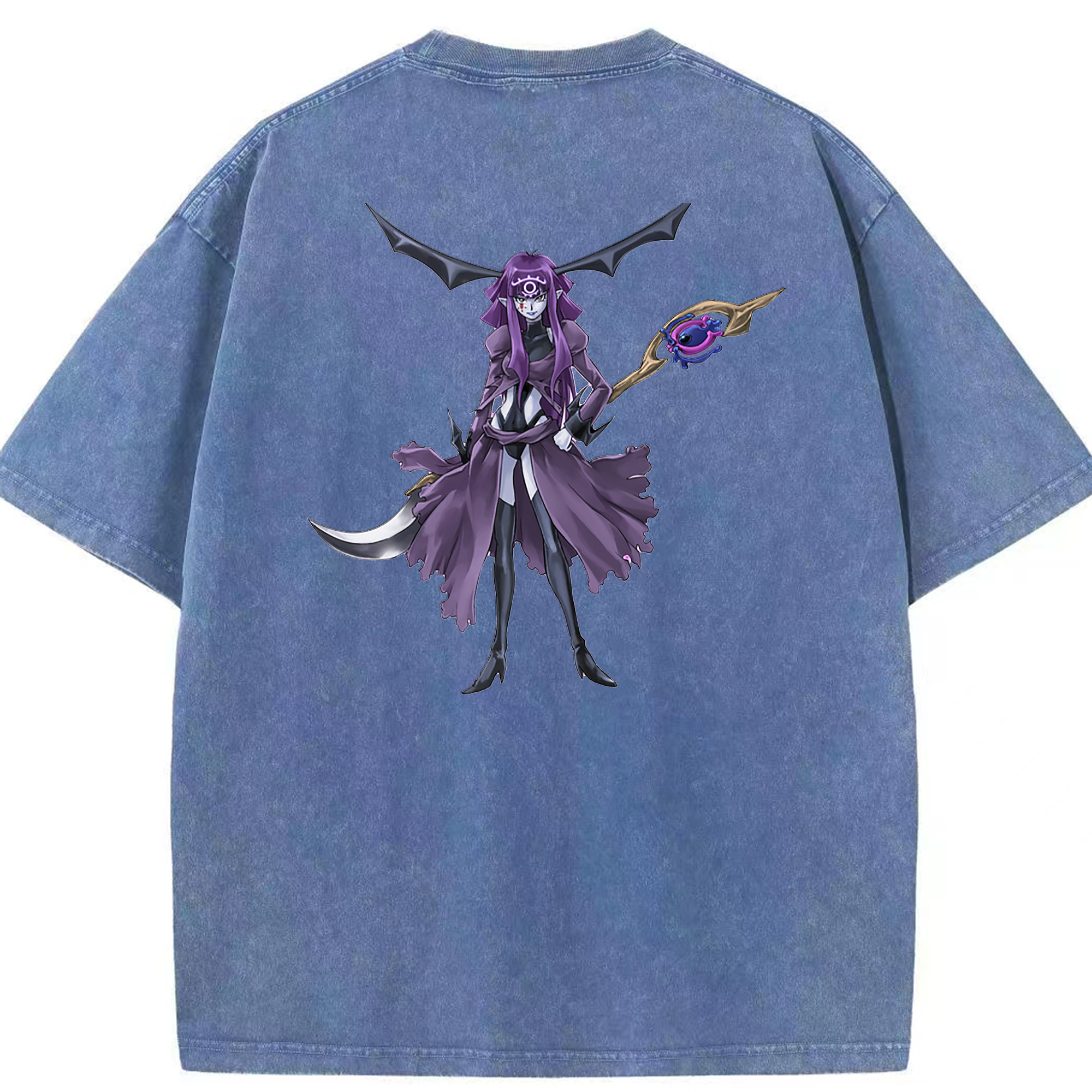 （画像用） 遊☆戯☆王 Yu-Gi-Oh! 綿100% ヴィンテージ風 半袖Tシャツ（背面プリント）