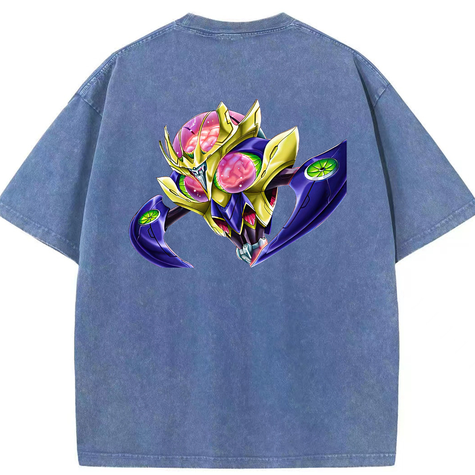 （画像用） 遊☆戯☆王 Yu-Gi-Oh! 綿100% ヴィンテージ風 半袖Tシャツ（背面プリント）