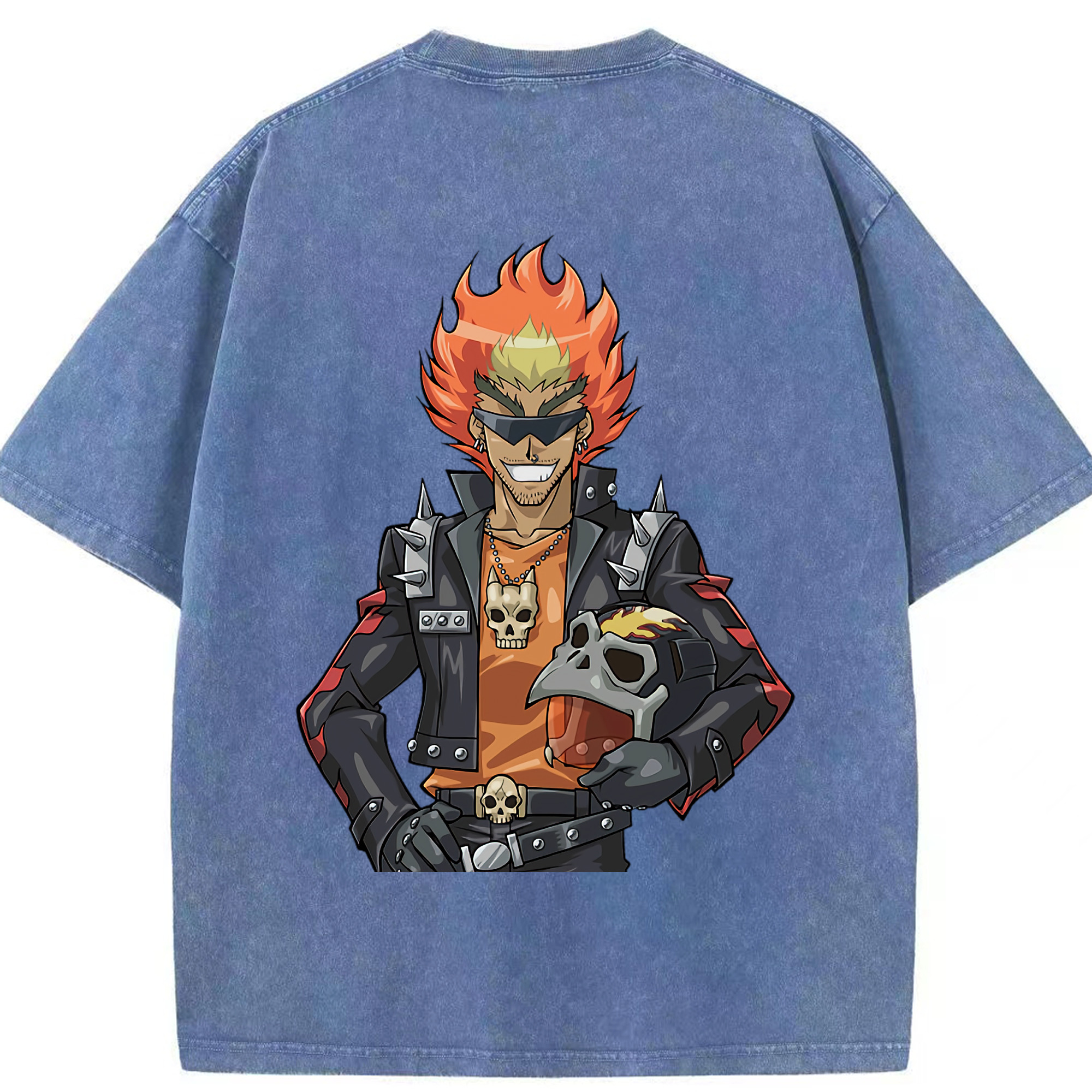 （画像用） 遊☆戯☆王 Yu-Gi-Oh! 綿100% ヴィンテージ風 半袖Tシャツ（背面プリント）