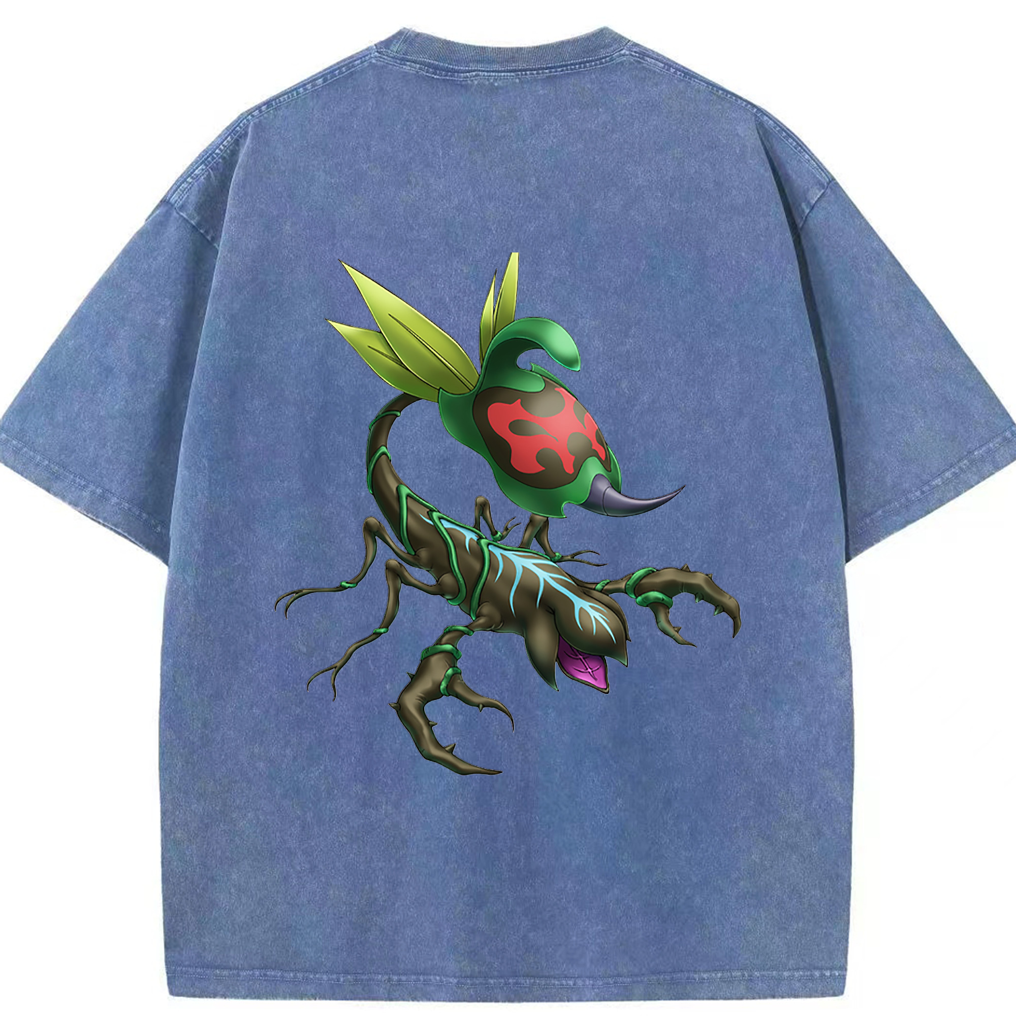 （画像用） 遊☆戯☆王 Yu-Gi-Oh! 綿100% ヴィンテージ風 半袖Tシャツ（背面プリント）