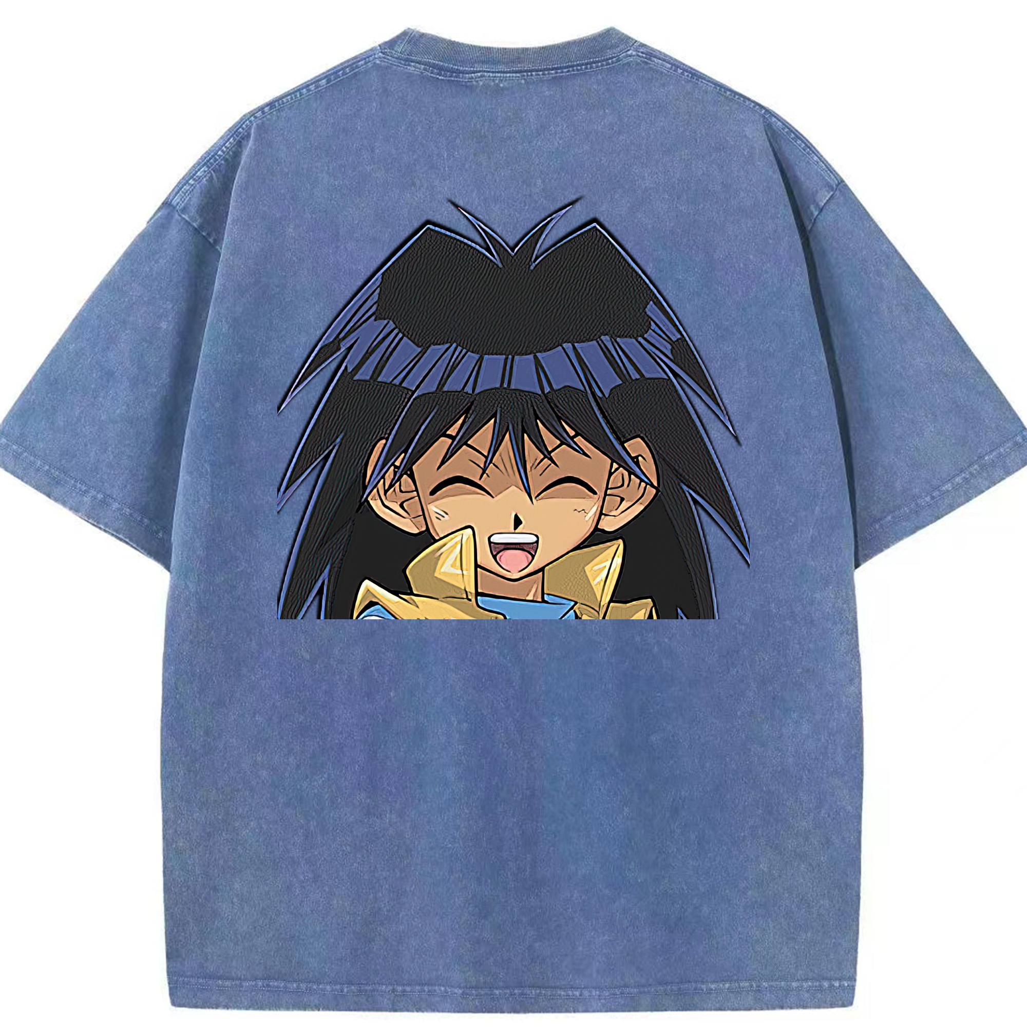 （画像用） 遊☆戯☆王 Yu-Gi-Oh! 綿100% ヴィンテージ風 半袖Tシャツ（背面プリント）