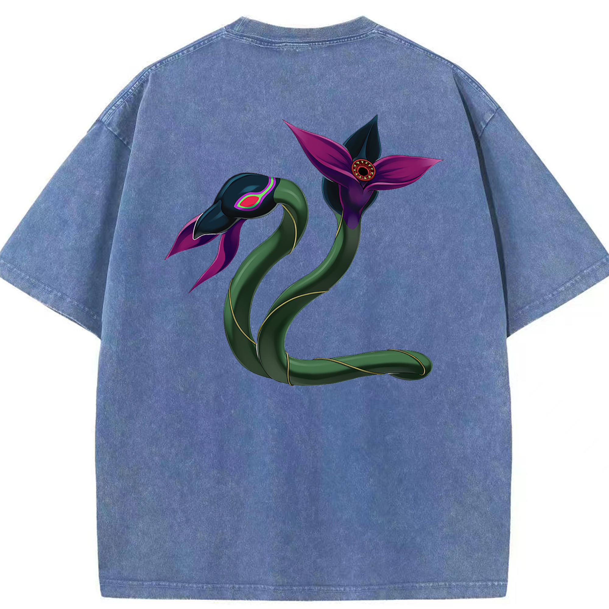 （画像用） 遊☆戯☆王 Yu-Gi-Oh! 綿100% ヴィンテージ風 半袖Tシャツ（背面プリント）