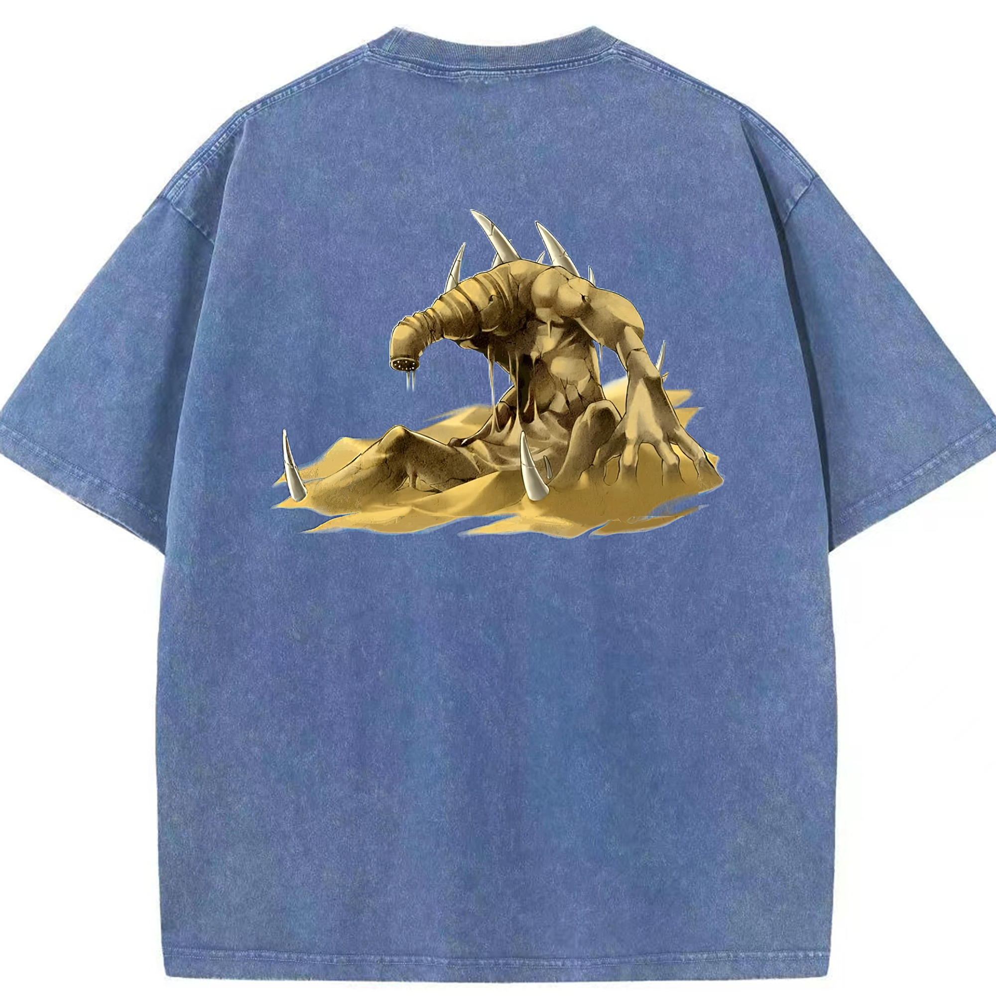 （画像用） 遊☆戯☆王 Yu-Gi-Oh! 綿100% ヴィンテージ風 半袖Tシャツ（背面プリント）