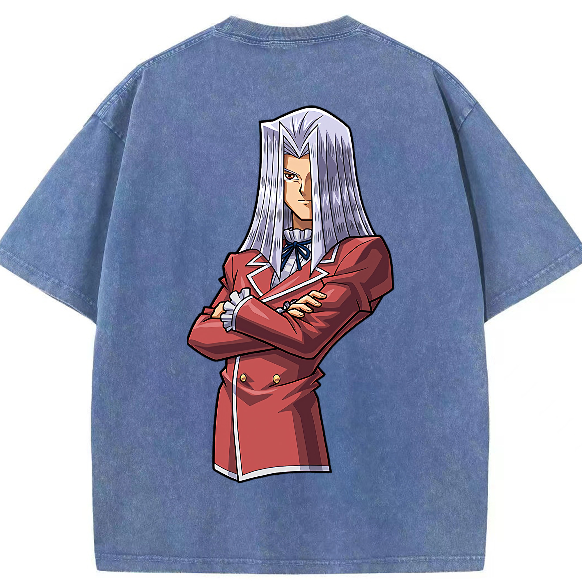 （画像用） 遊☆戯☆王 Yu-Gi-Oh! 綿100% ヴィンテージ風 半袖Tシャツ（背面プリント）