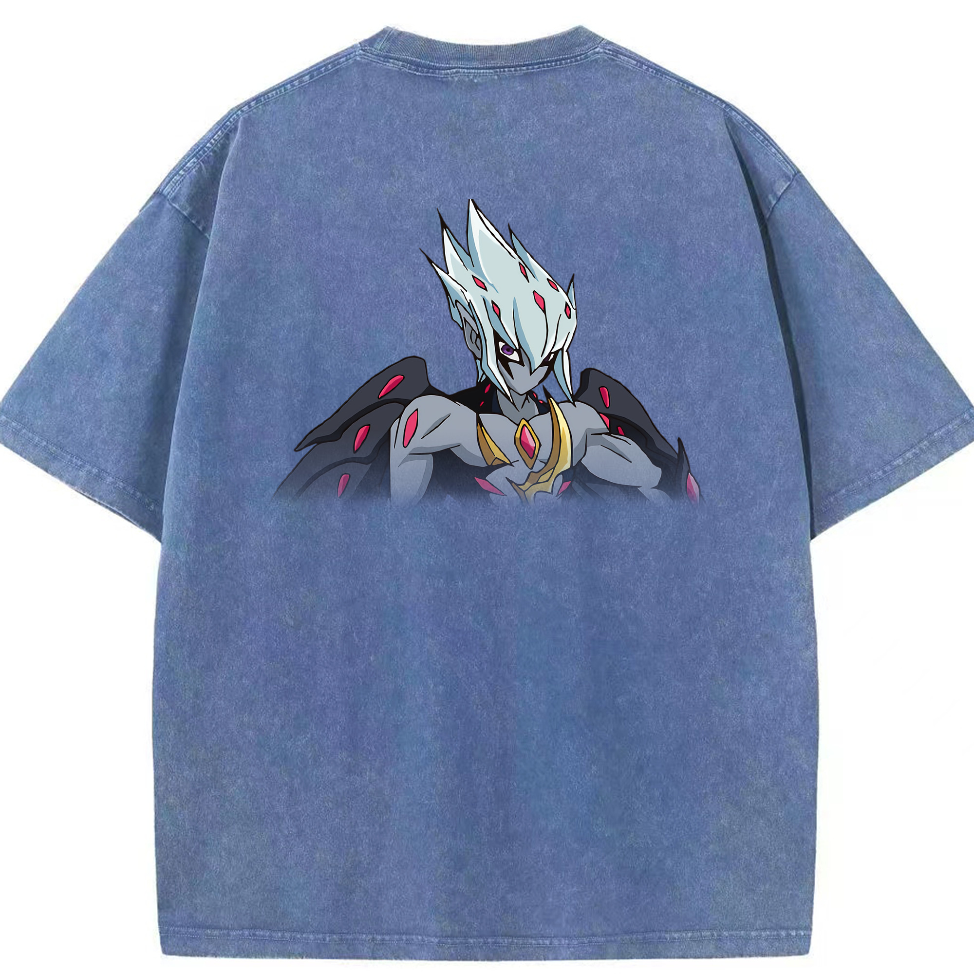 （画像用） 遊☆戯☆王 Yu-Gi-Oh! 綿100% ヴィンテージ風 半袖Tシャツ（背面プリント）