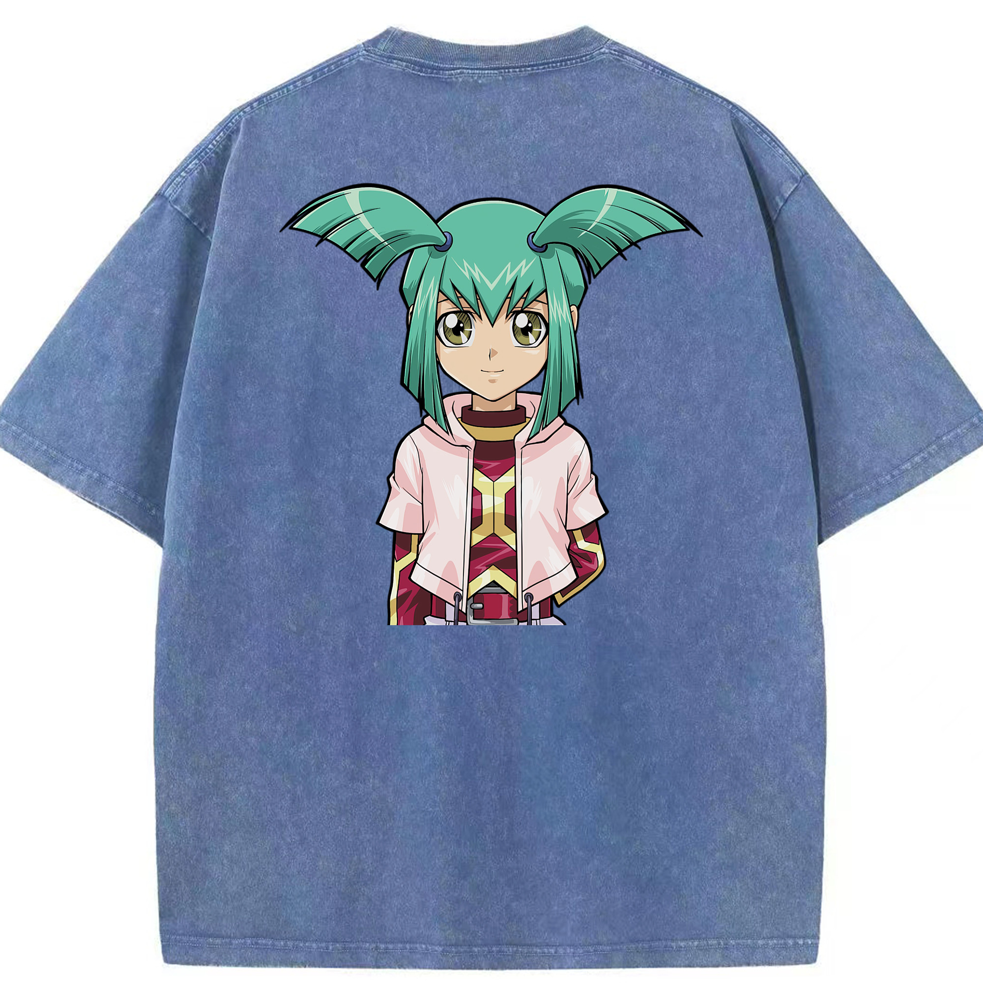 （画像用） 遊☆戯☆王 Yu-Gi-Oh! 綿100% ヴィンテージ風 半袖Tシャツ（背面プリント）