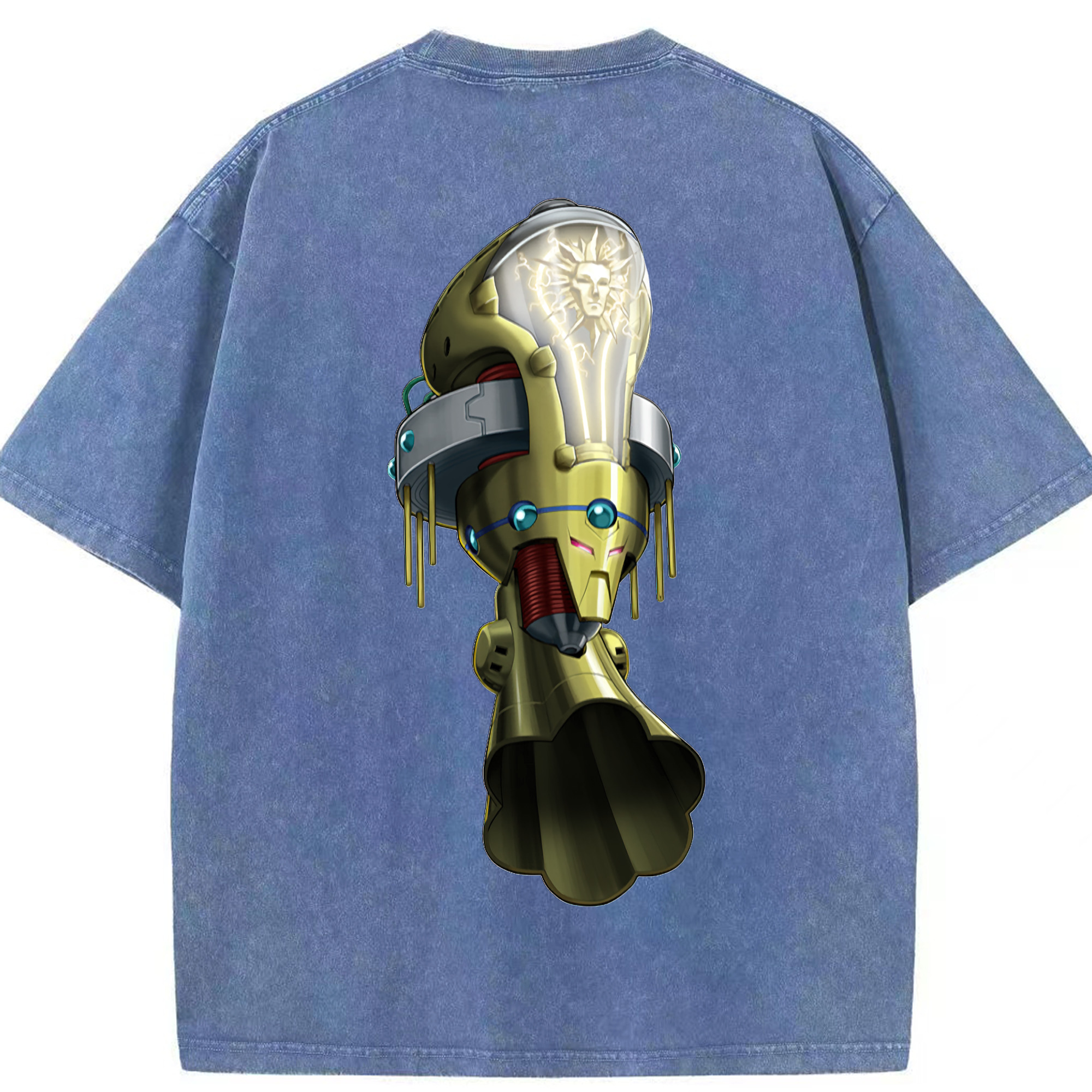 （画像用） 遊☆戯☆王 Yu-Gi-Oh! 綿100% ヴィンテージ風 半袖Tシャツ（背面プリント）