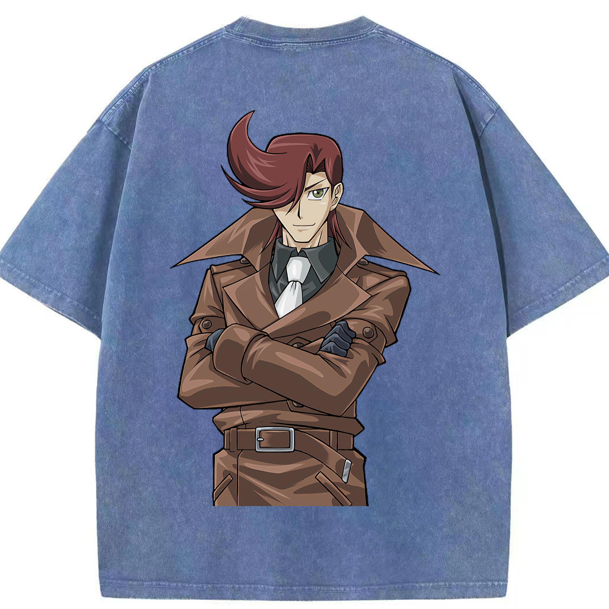 （画像用） 遊☆戯☆王 Yu-Gi-Oh! 綿100% ヴィンテージ風 半袖Tシャツ（背面プリント）