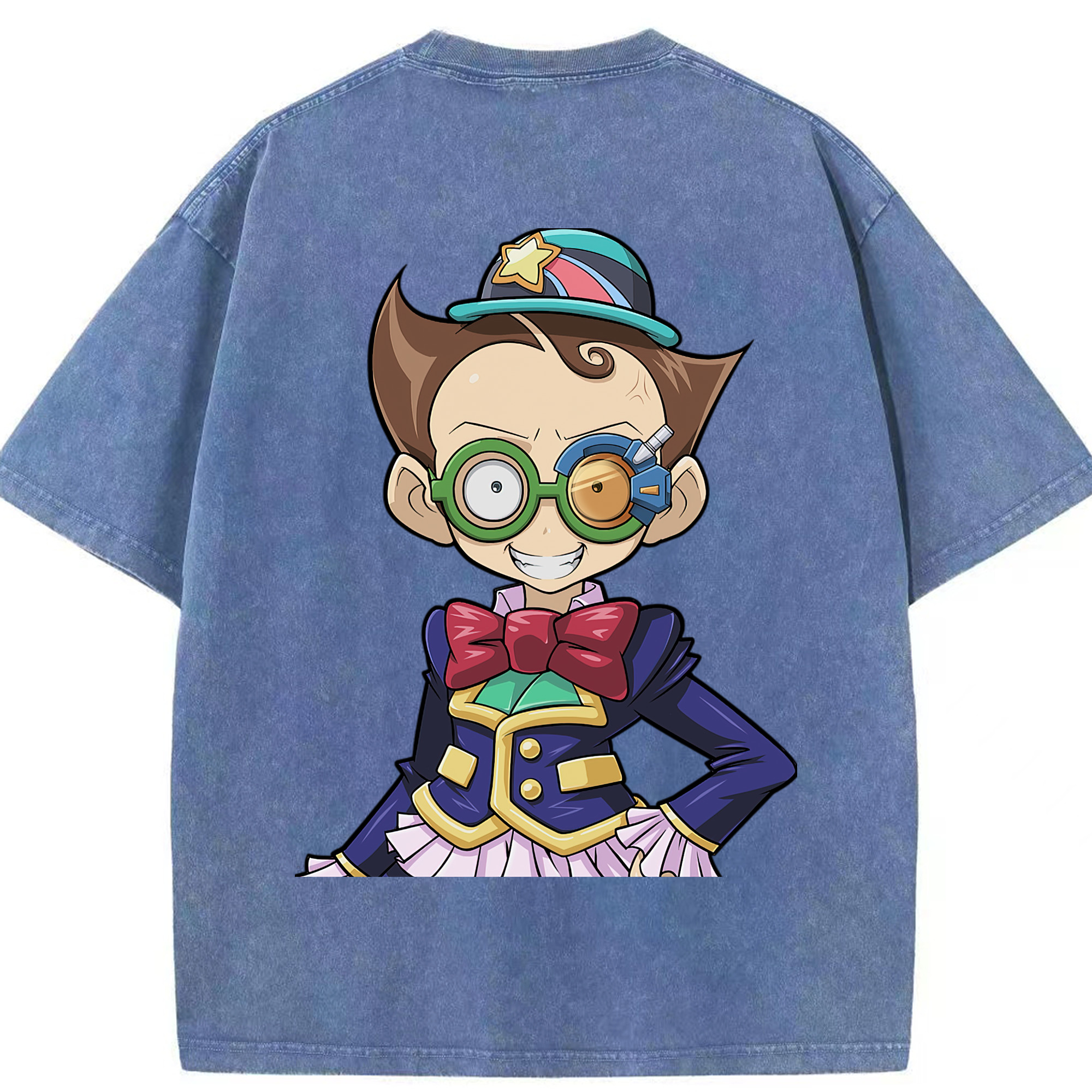 （画像用） 遊☆戯☆王 Yu-Gi-Oh! 綿100% ヴィンテージ風 半袖Tシャツ（背面プリント）