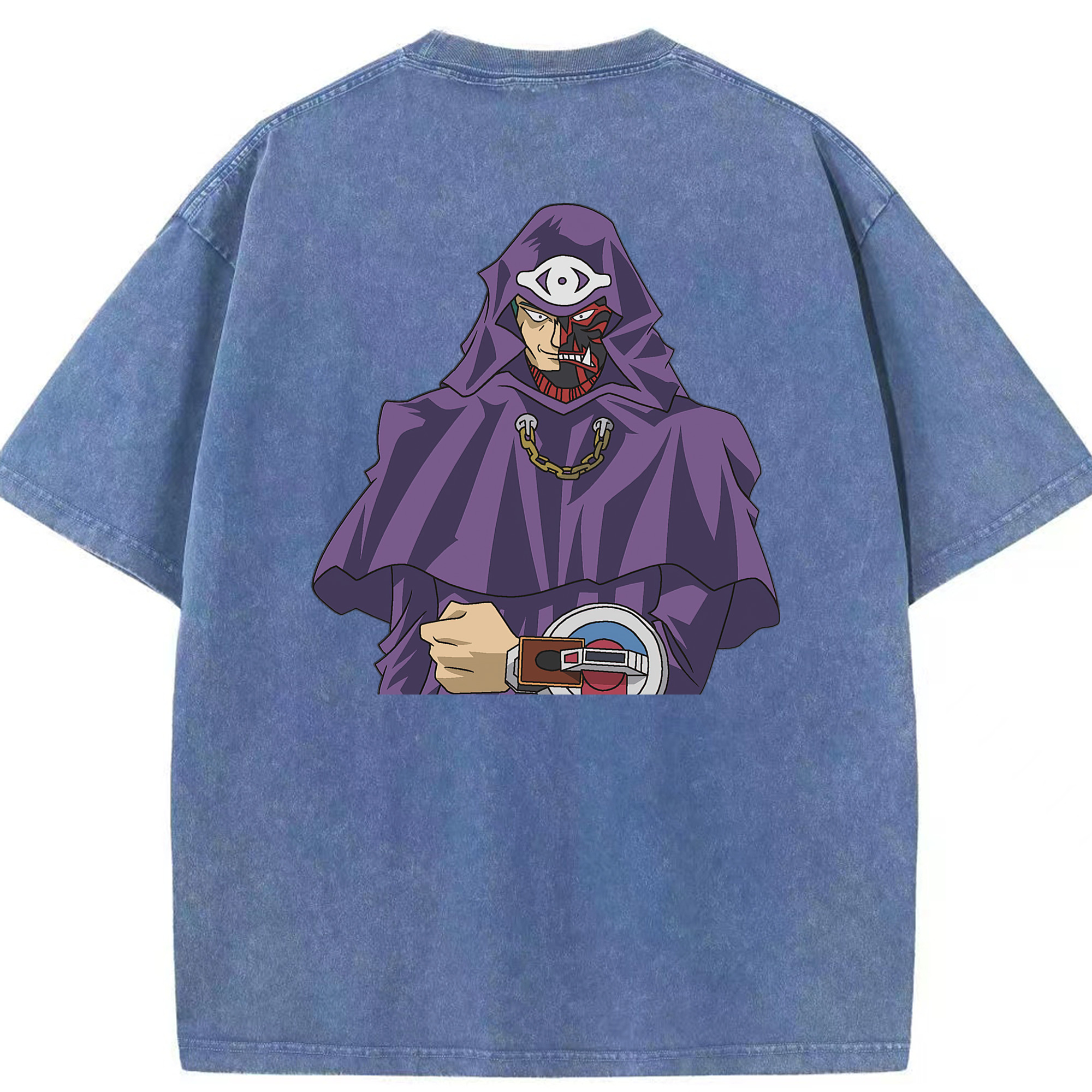 （画像用） 遊☆戯☆王 Yu-Gi-Oh! 綿100% ヴィンテージ風 半袖Tシャツ（背面プリント）