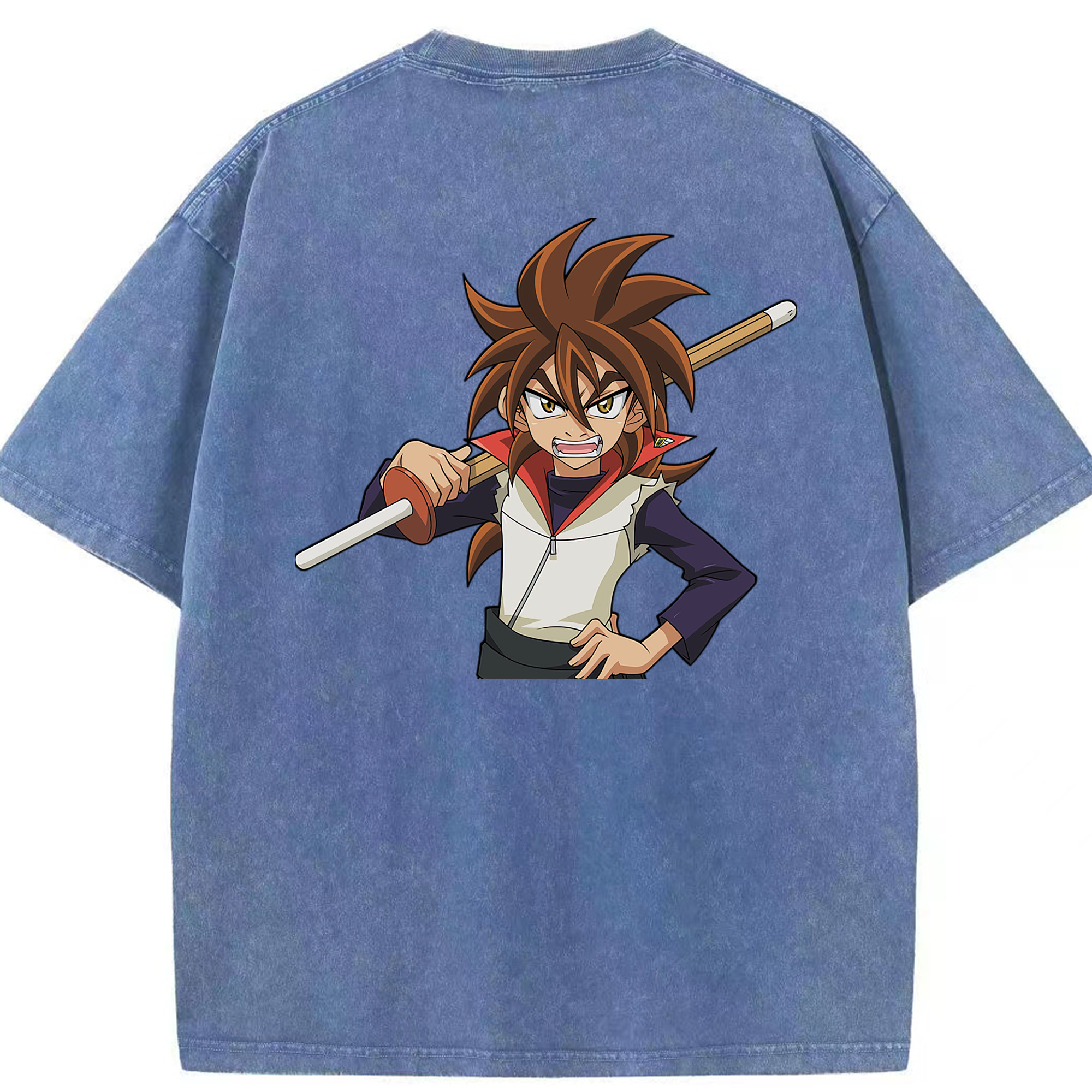 （画像用） 遊☆戯☆王 Yu-Gi-Oh! 綿100% ヴィンテージ風 半袖Tシャツ（背面プリント）