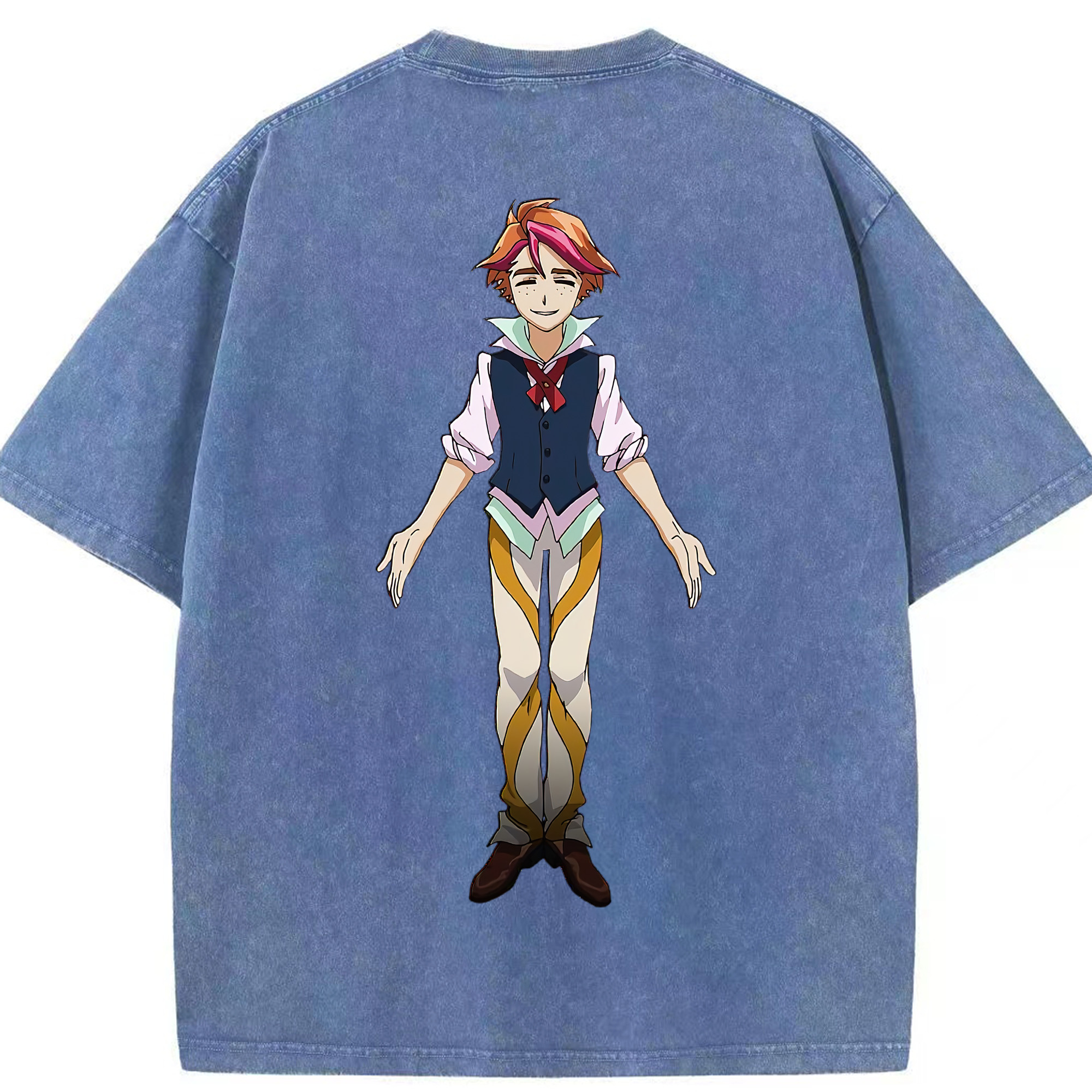 （画像用） 遊☆戯☆王 Yu-Gi-Oh! 綿100% ヴィンテージ風 半袖Tシャツ（背面プリント）