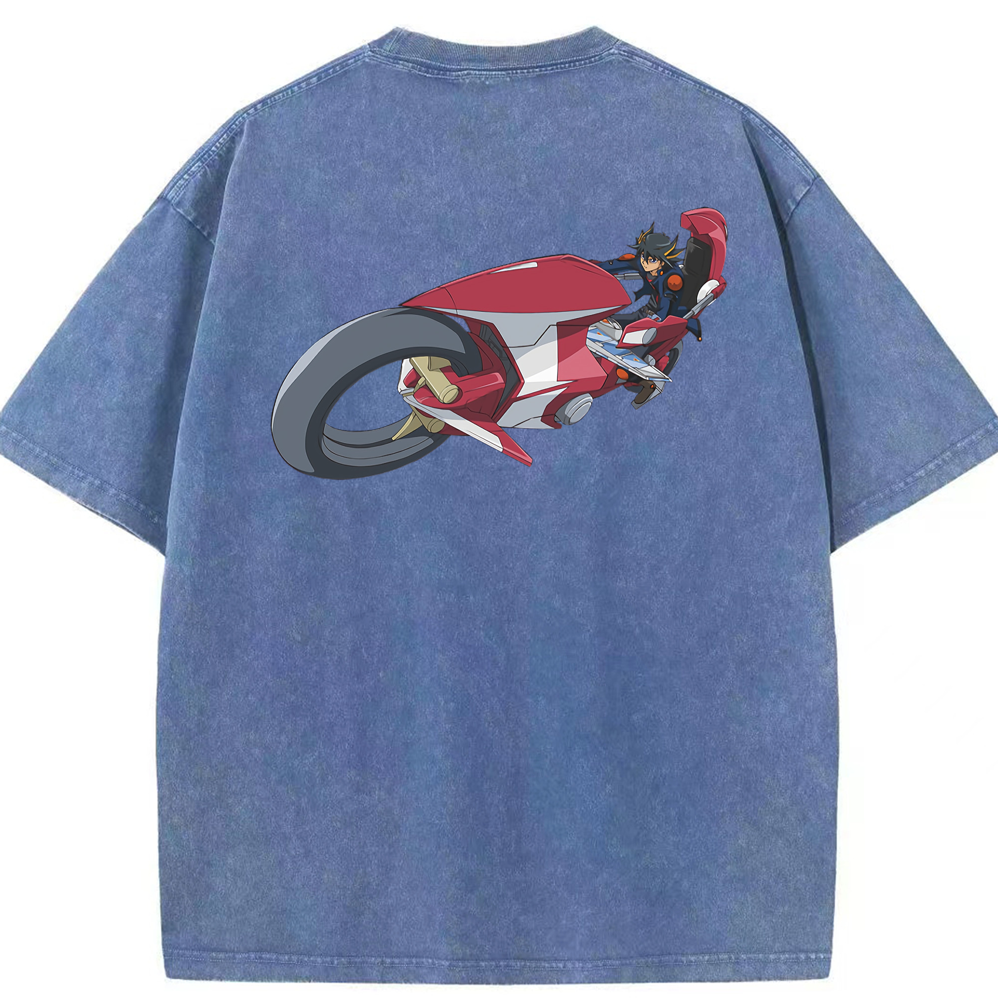 （画像用） 遊☆戯☆王 Yu-Gi-Oh! 綿100% ヴィンテージ風 半袖Tシャツ（背面プリント）