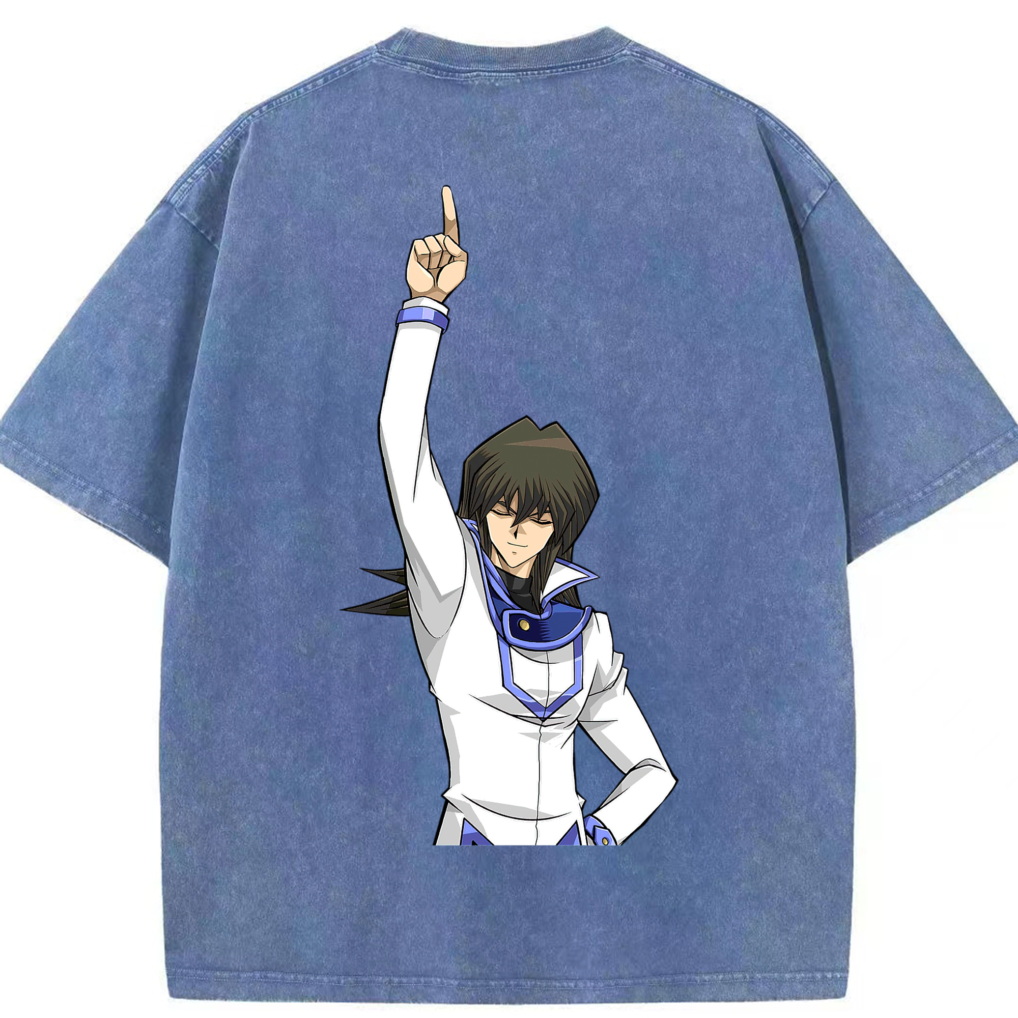 （画像用） 遊☆戯☆王 Yu-Gi-Oh! 綿100% ヴィンテージ風 半袖Tシャツ（背面プリント）