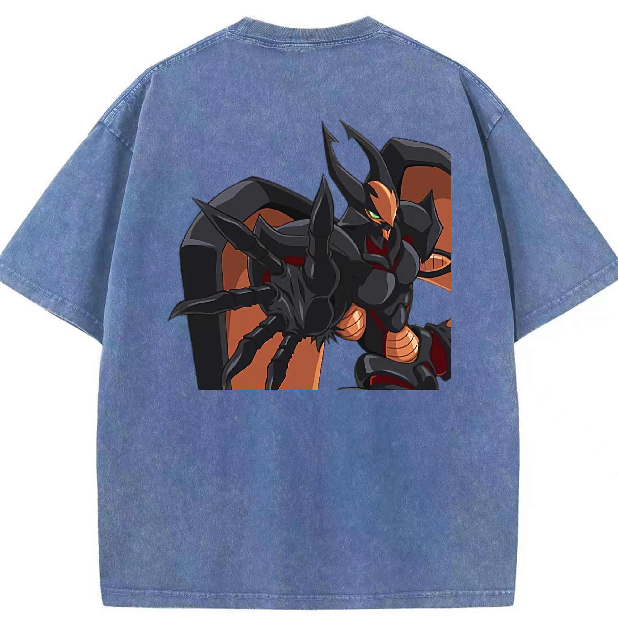 （画像用） 遊☆戯☆王 Yu-Gi-Oh! 綿100% ヴィンテージ風 半袖Tシャツ（背面プリント）