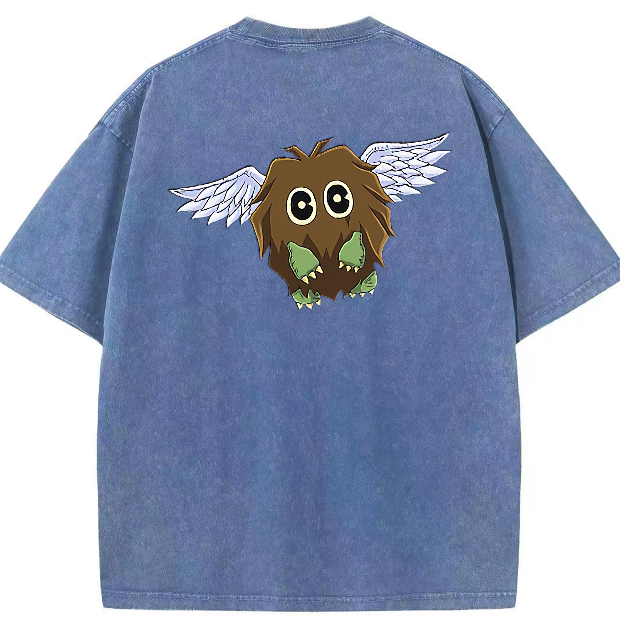 （画像用） 遊☆戯☆王 Yu-Gi-Oh! 綿100% ヴィンテージ風 半袖Tシャツ（背面プリント）