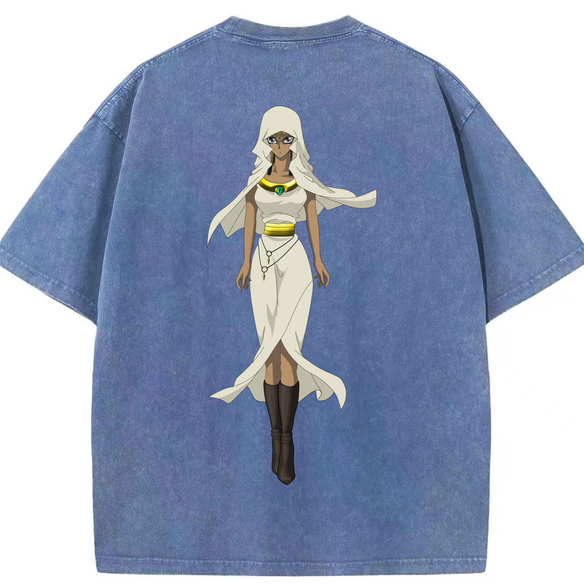 （画像用） 遊☆戯☆王 Yu-Gi-Oh! 綿100% ヴィンテージ風 半袖Tシャツ（背面プリント）