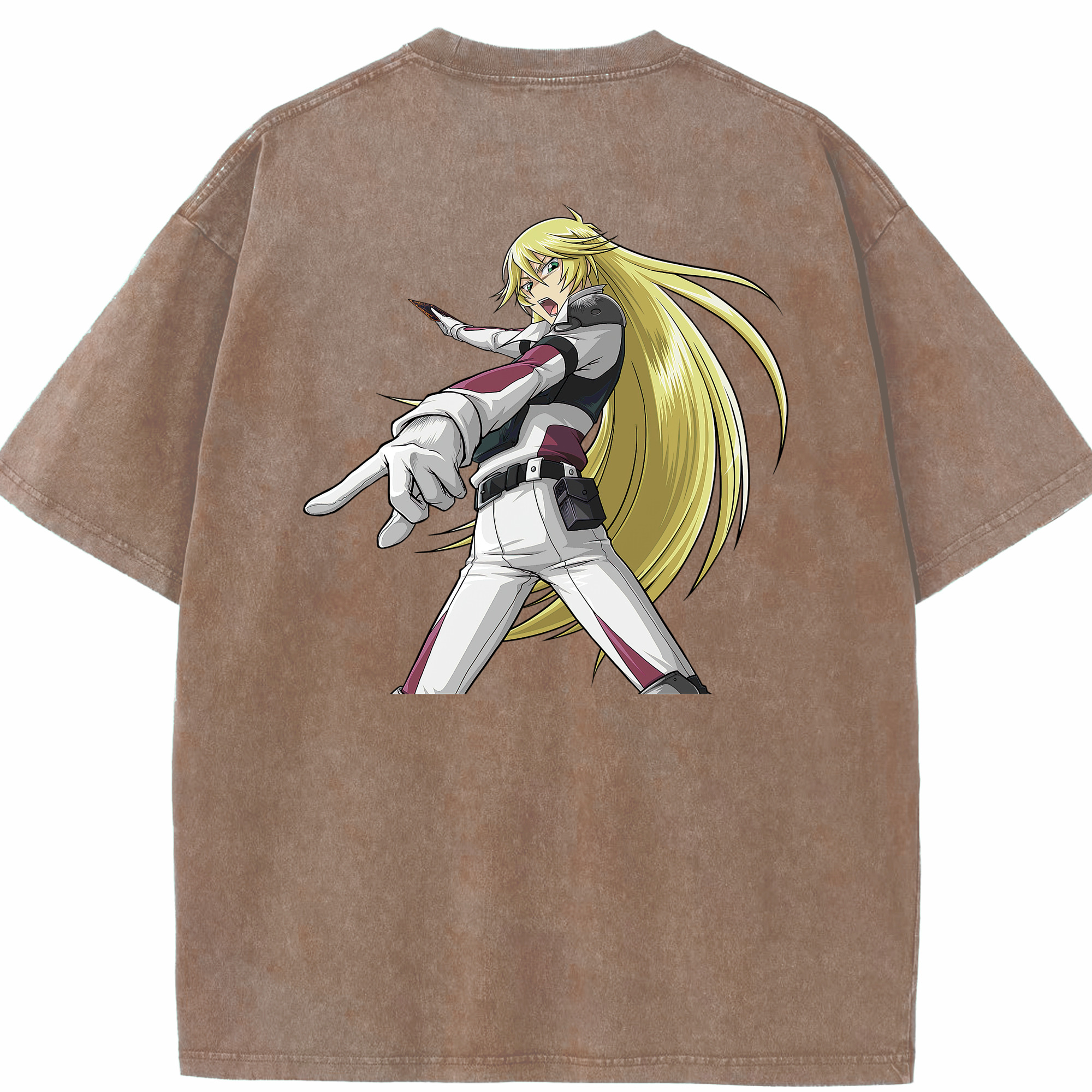 （画像用） 遊☆戯☆王 Yu-Gi-Oh! 綿100% ヴィンテージ風 半袖Tシャツ（背面プリント）