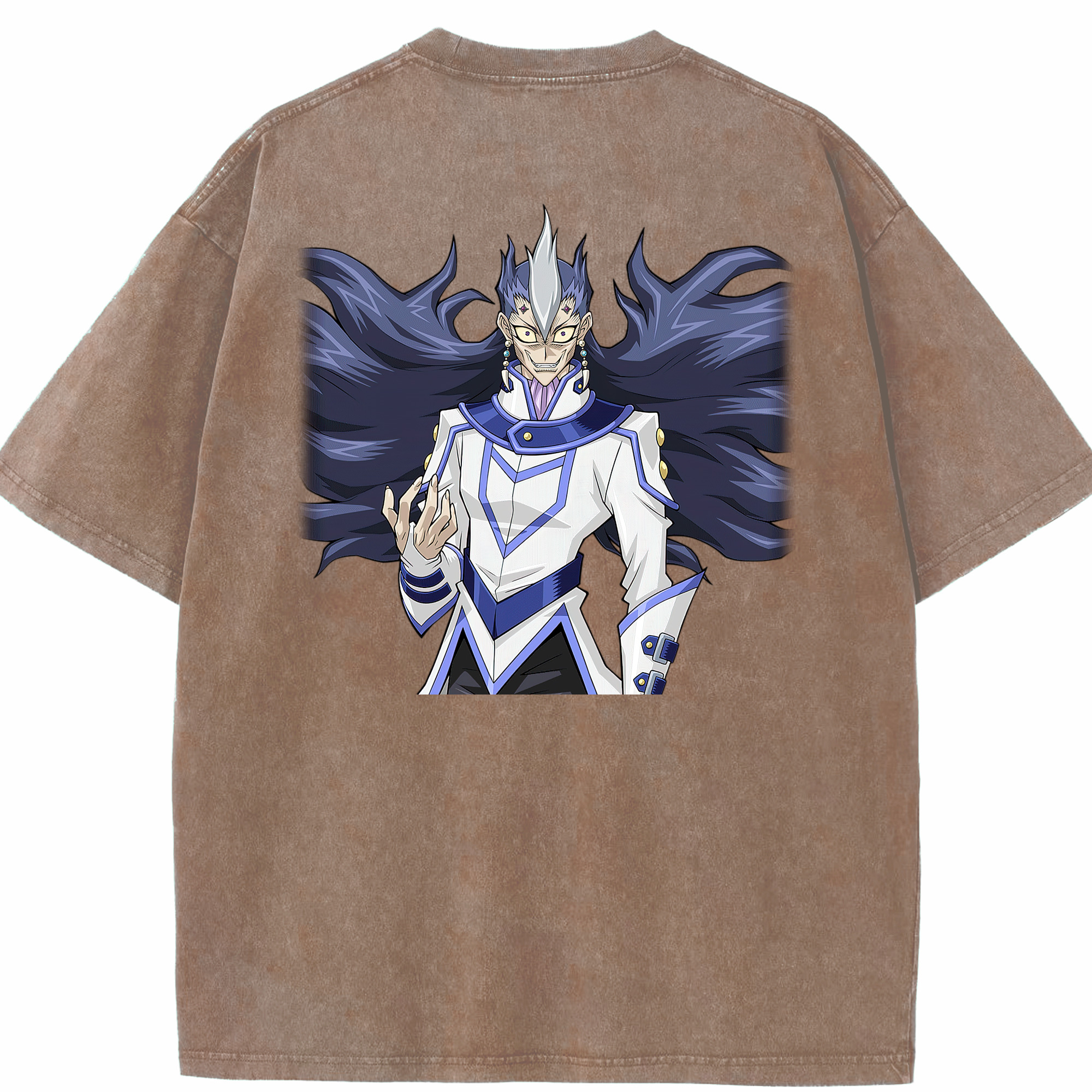 （画像用） 遊☆戯☆王 Yu-Gi-Oh! 綿100% ヴィンテージ風 半袖Tシャツ（背面プリント）