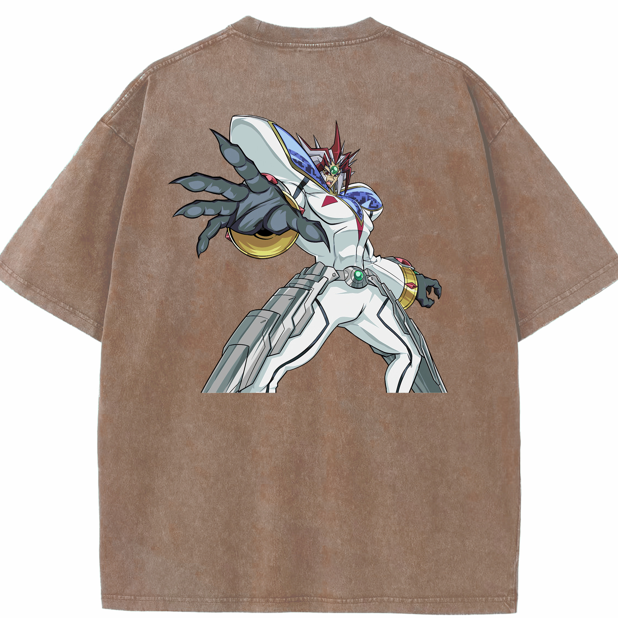 （画像用） 遊☆戯☆王 Yu-Gi-Oh! 綿100% ヴィンテージ風 半袖Tシャツ（背面プリント）