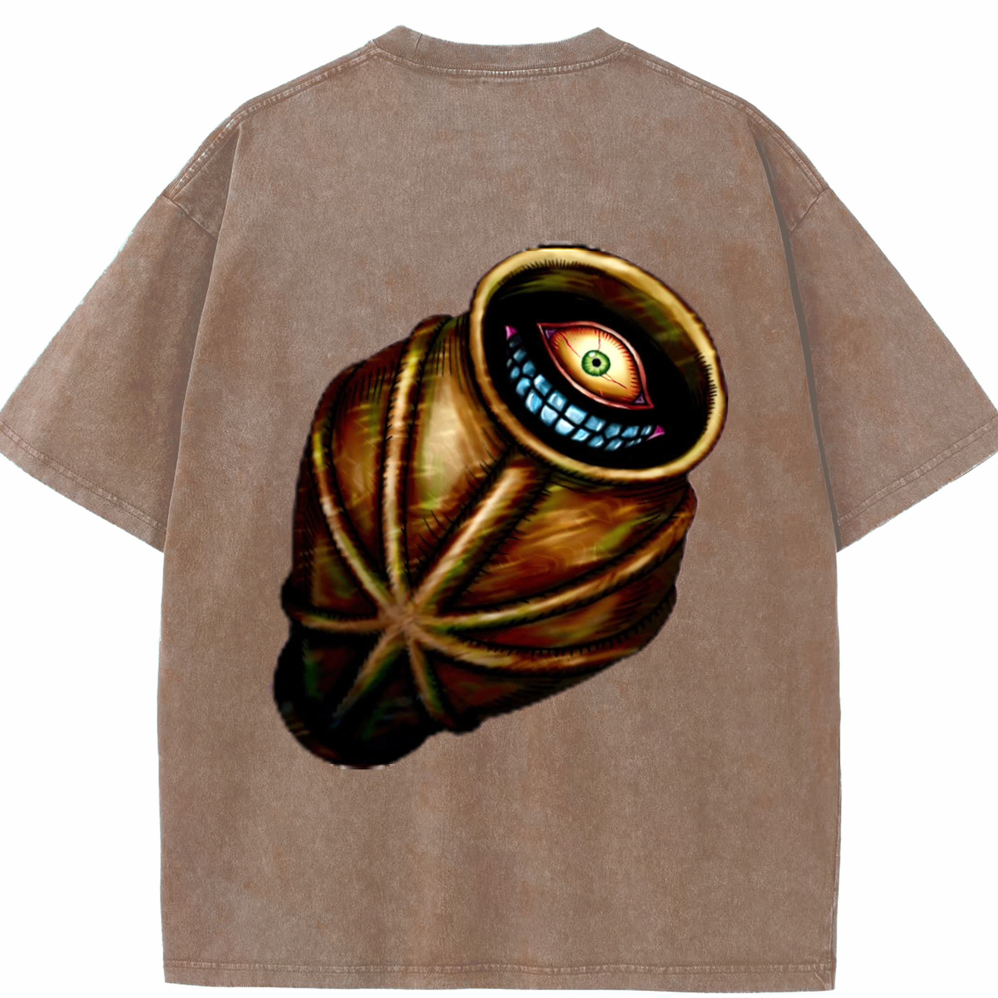 （画像用） 遊☆戯☆王 Yu-Gi-Oh! 綿100% ヴィンテージ風 半袖Tシャツ（背面プリント）