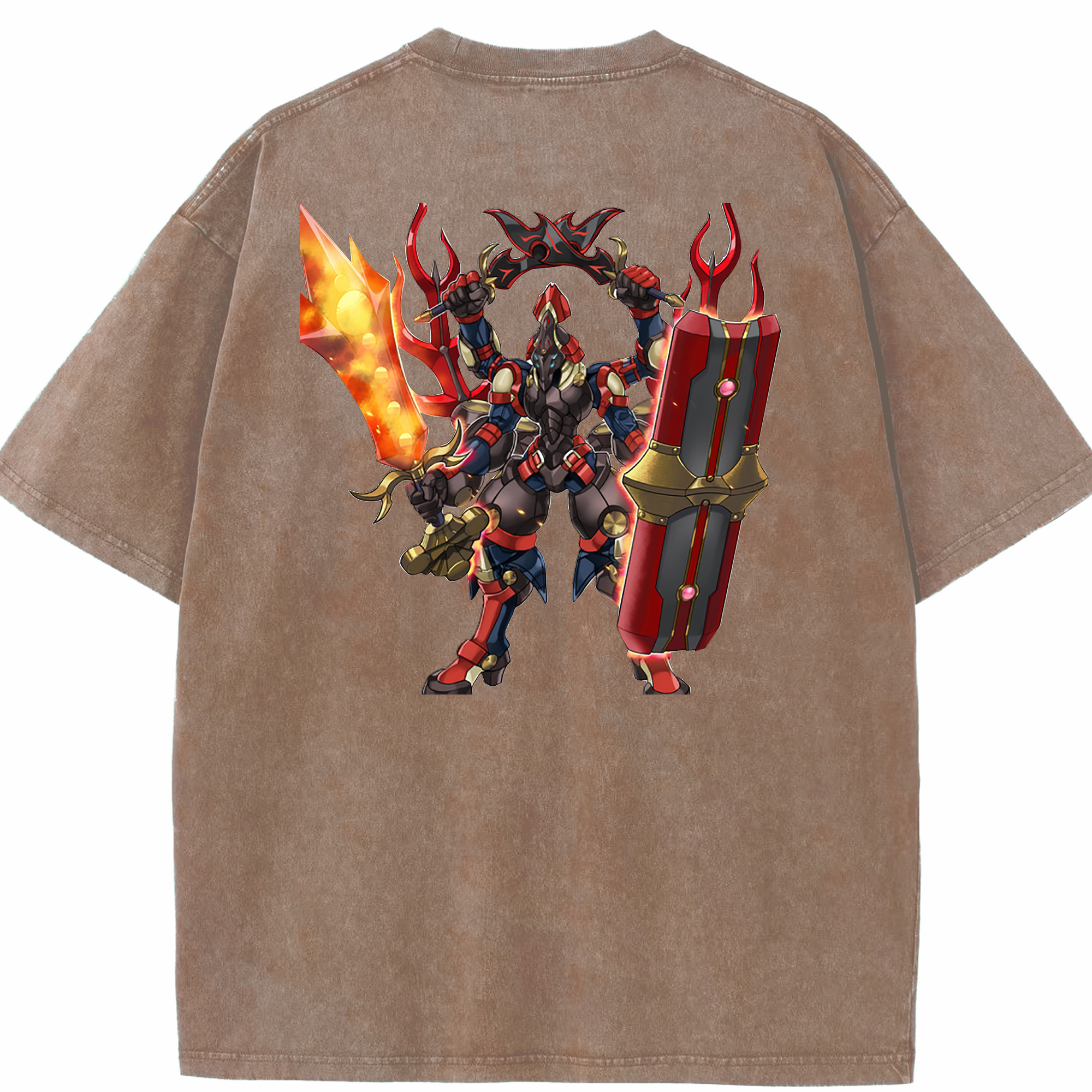 （画像用） 遊☆戯☆王 Yu-Gi-Oh! 綿100% ヴィンテージ風 半袖Tシャツ（背面プリント）