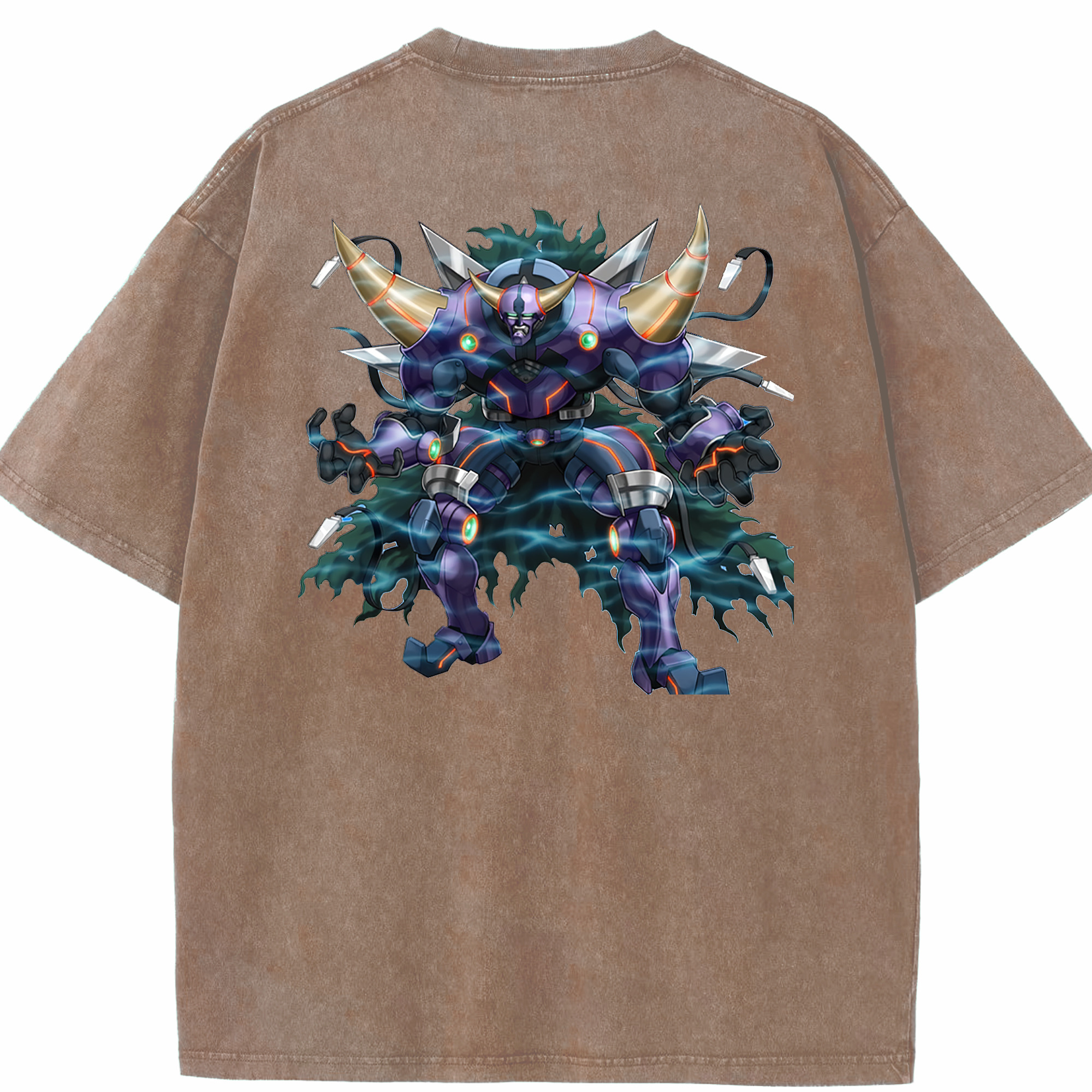 （画像用） 遊☆戯☆王 Yu-Gi-Oh! 綿100% ヴィンテージ風 半袖Tシャツ（背面プリント）