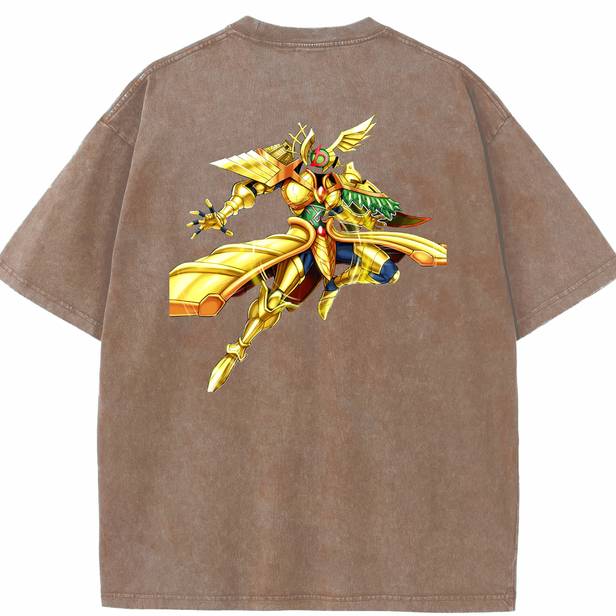 （画像用） 遊☆戯☆王 Yu-Gi-Oh! 綿100% ヴィンテージ風 半袖Tシャツ（背面プリント）