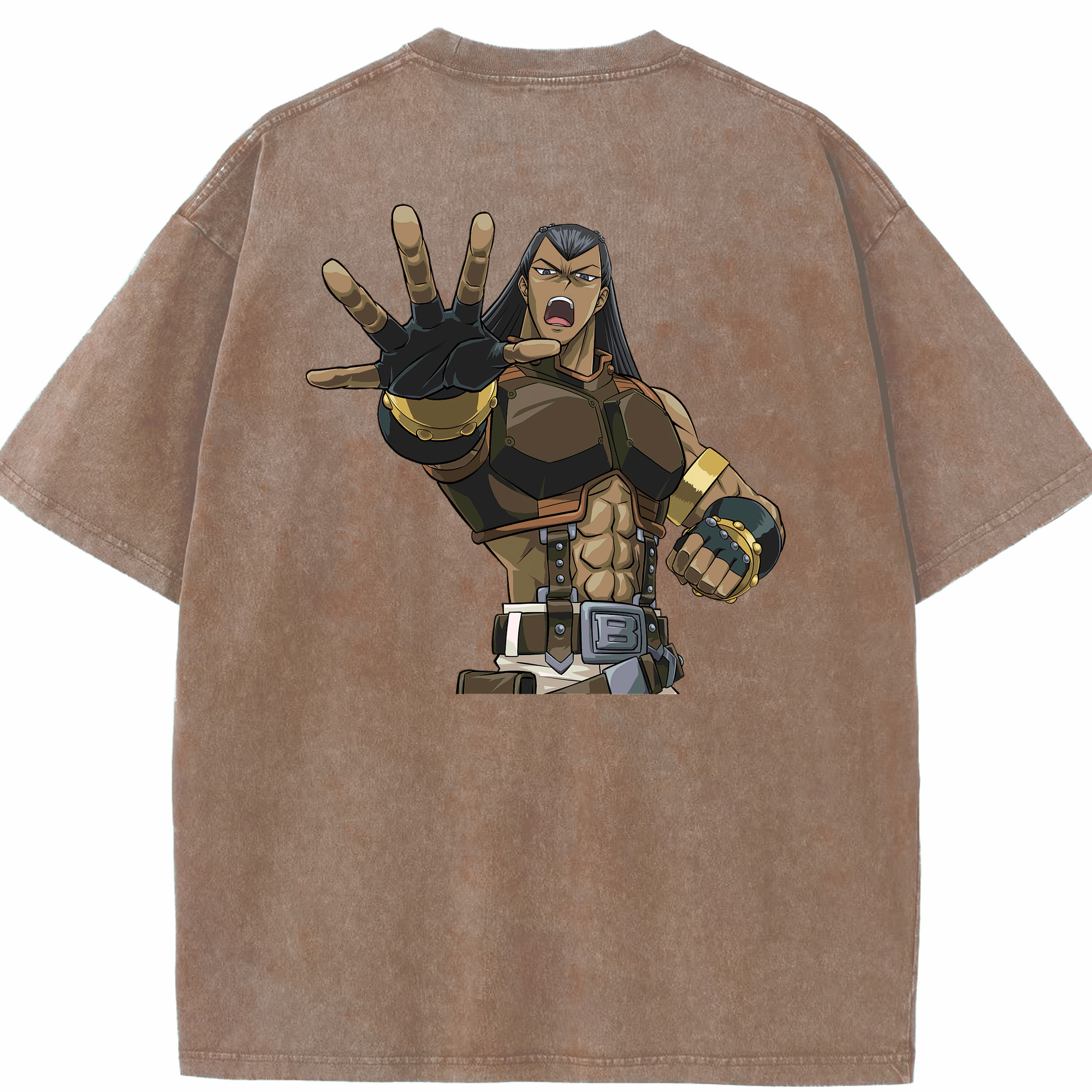 （画像用） 遊☆戯☆王 Yu-Gi-Oh! 綿100% ヴィンテージ風 半袖Tシャツ（背面プリント）