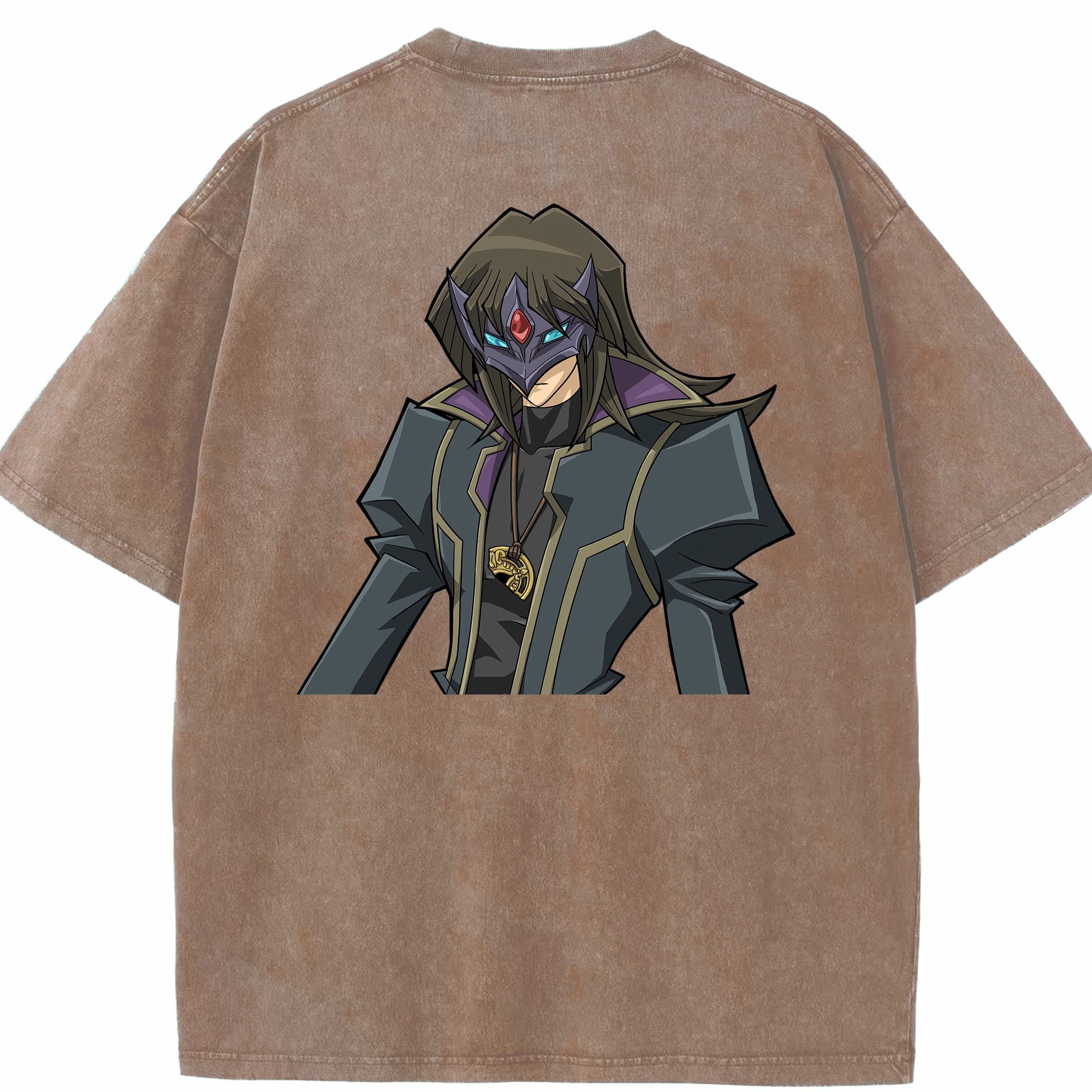 （画像用） 遊☆戯☆王 Yu-Gi-Oh! 綿100% ヴィンテージ風 半袖Tシャツ（背面プリント）
