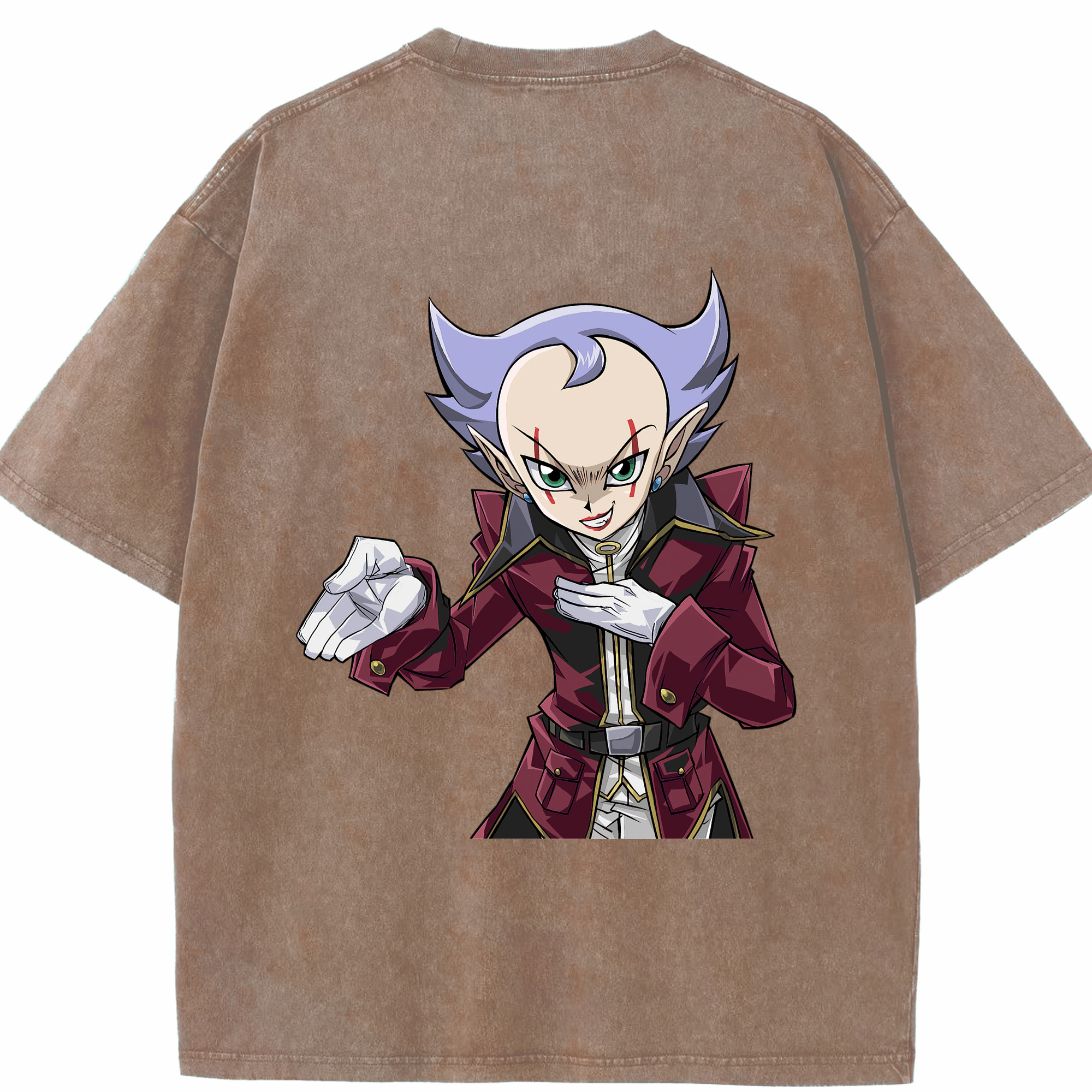 （画像用） 遊☆戯☆王 Yu-Gi-Oh! 綿100% ヴィンテージ風 半袖Tシャツ（背面プリント）