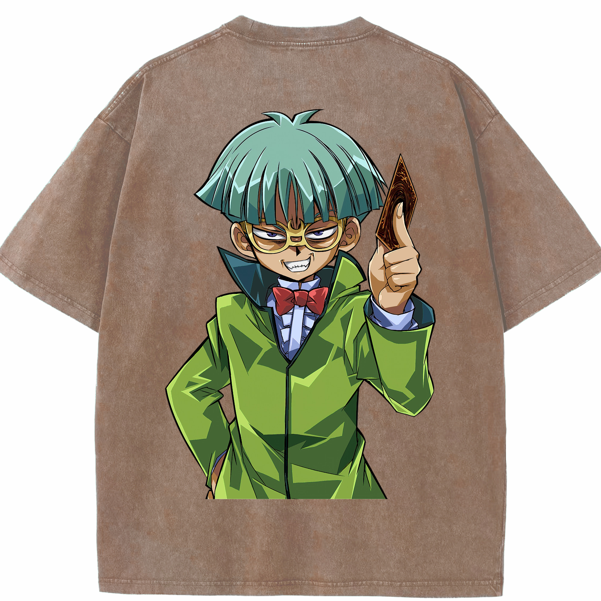 （画像用） 遊☆戯☆王 Yu-Gi-Oh! 綿100% ヴィンテージ風 半袖Tシャツ（背面プリント）