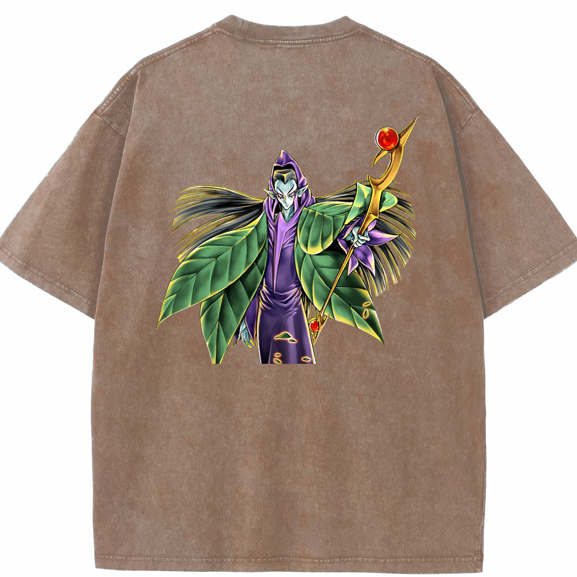 （画像用） 遊☆戯☆王 Yu-Gi-Oh! 綿100% ヴィンテージ風 半袖Tシャツ（背面プリント）