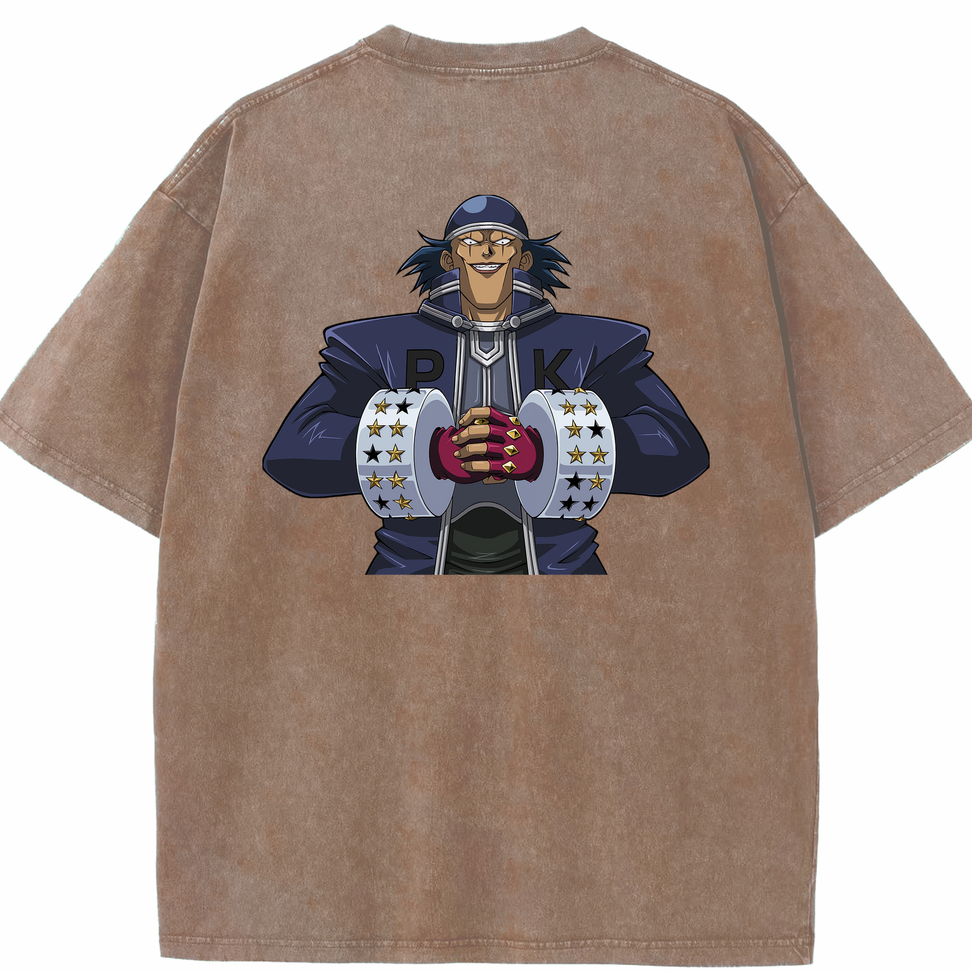（画像用） 遊☆戯☆王 Yu-Gi-Oh! 綿100% ヴィンテージ風 半袖Tシャツ（背面プリント）