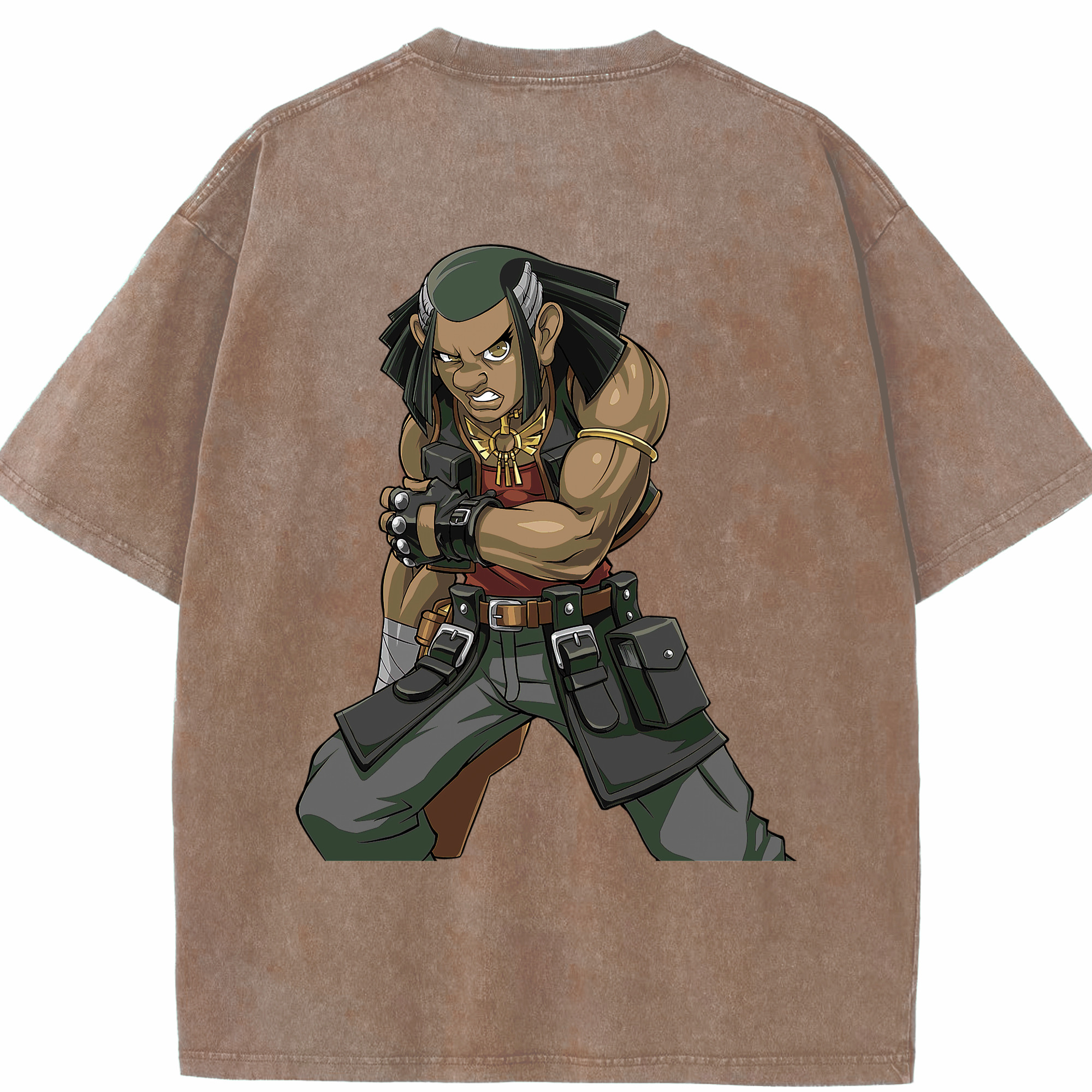（画像用） 遊☆戯☆王 Yu-Gi-Oh! 綿100% ヴィンテージ風 半袖Tシャツ（背面プリント）