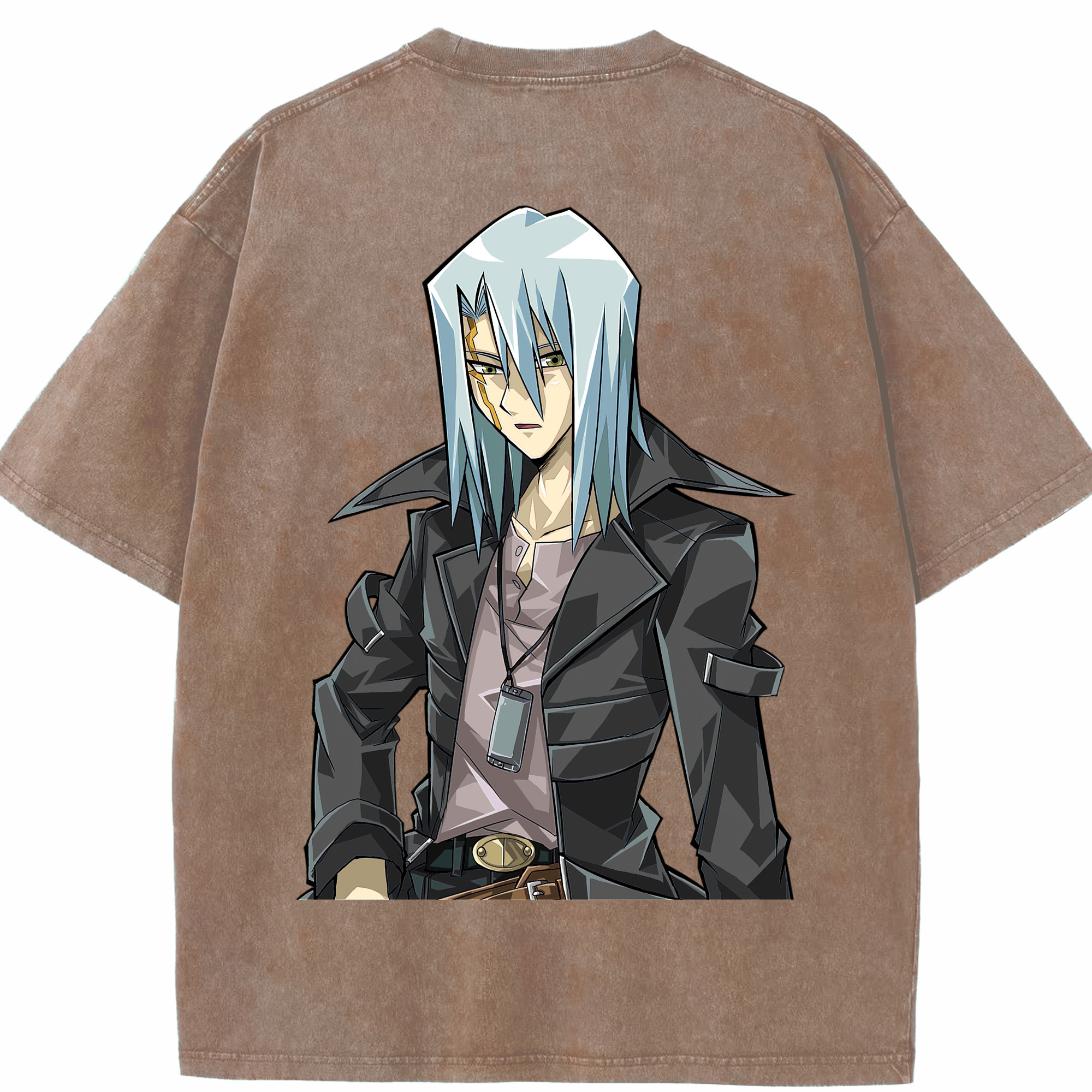 （画像用） 遊☆戯☆王 Yu-Gi-Oh! 綿100% ヴィンテージ風 半袖Tシャツ（背面プリント）