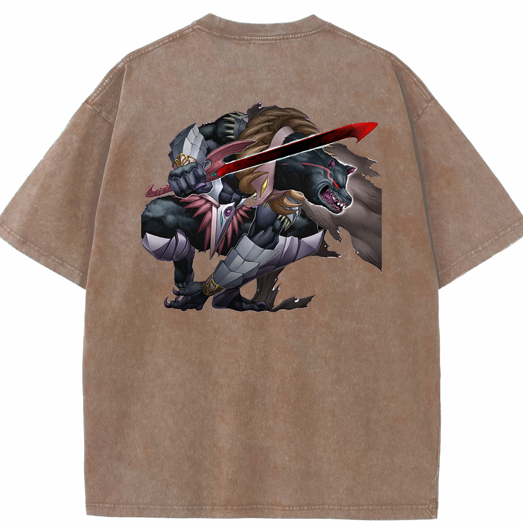 （画像用） 遊☆戯☆王 Yu-Gi-Oh! 綿100% ヴィンテージ風 半袖Tシャツ（背面プリント）